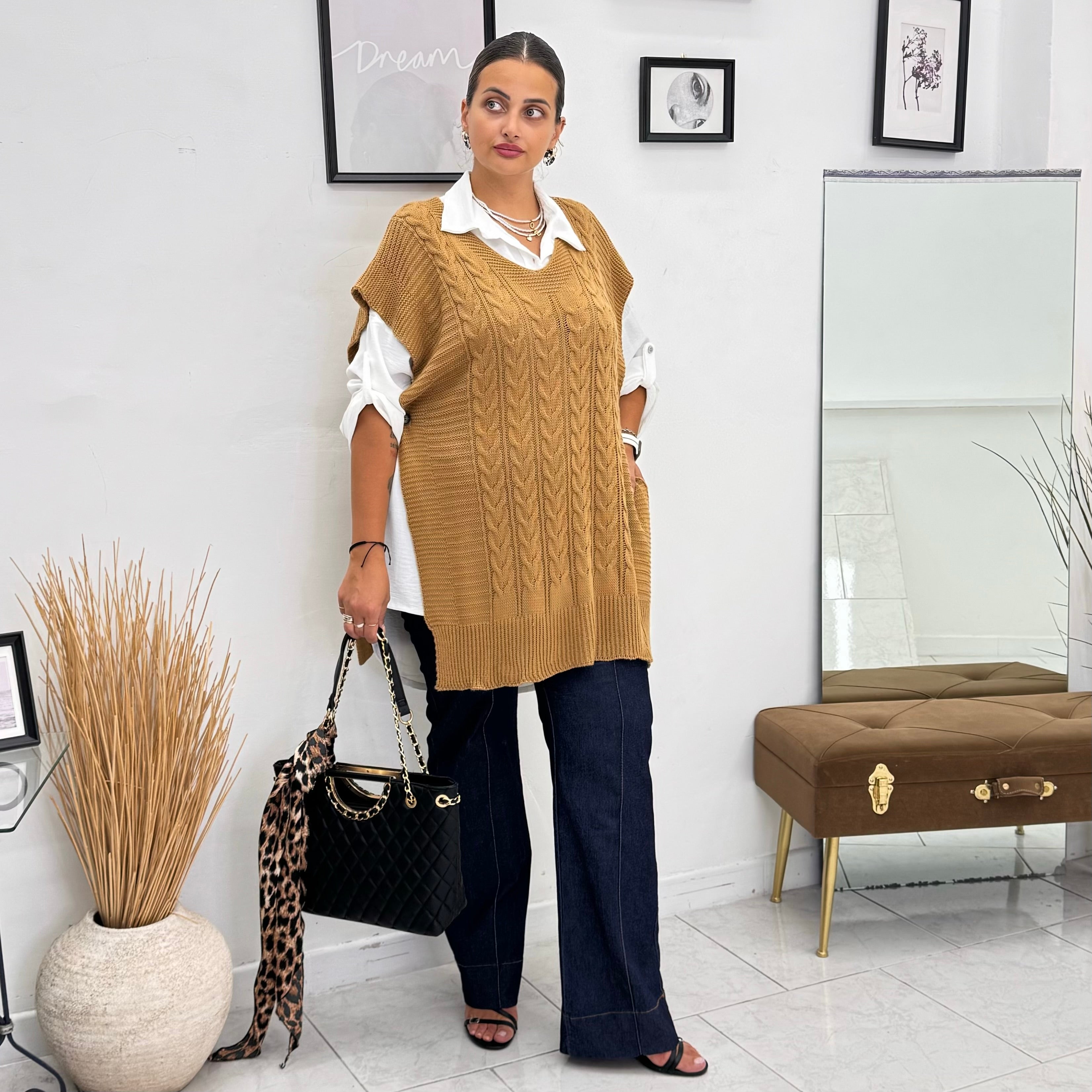 Maglia con camicia Kesya