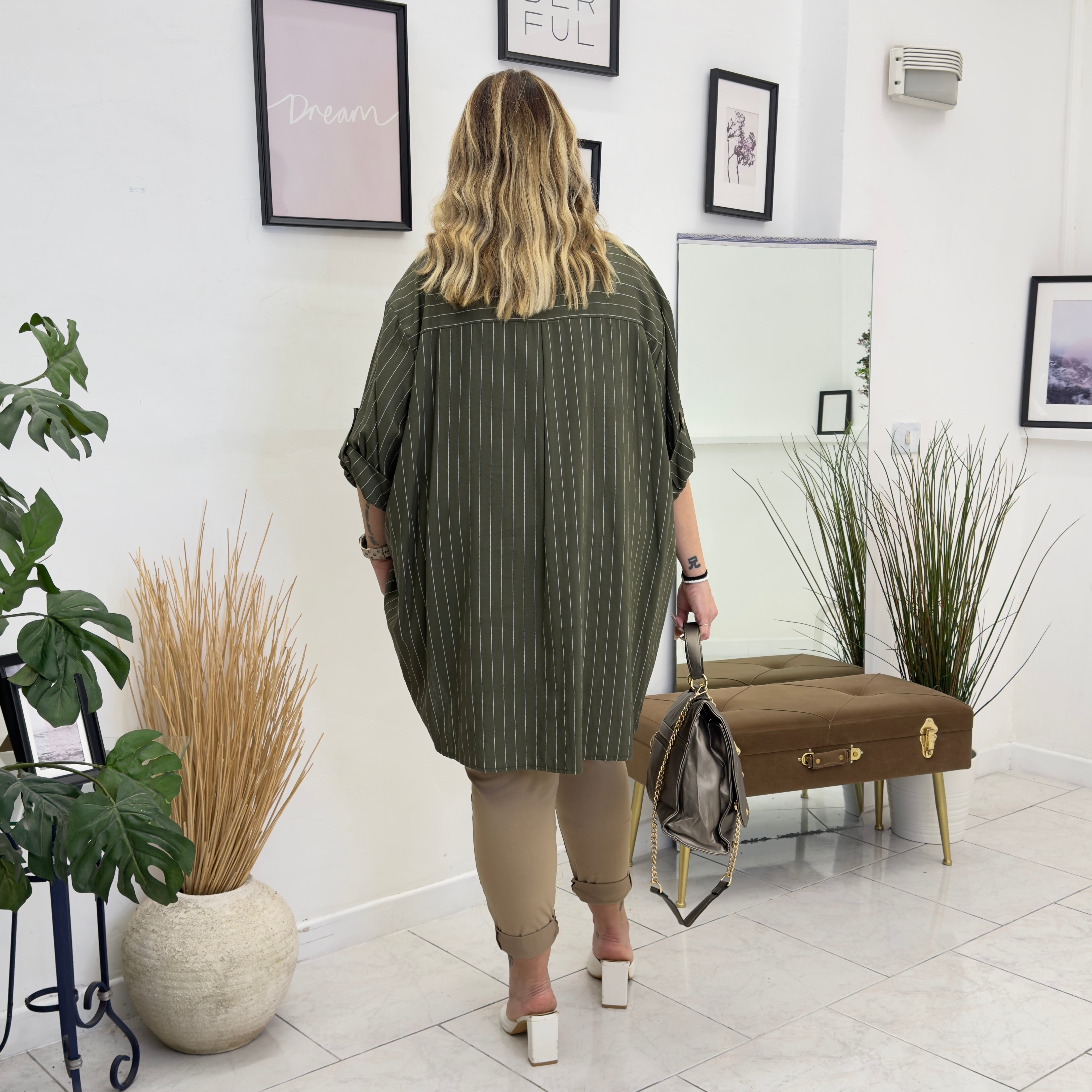 TOTAL LOOK FERNANDA VERDE MILITARE