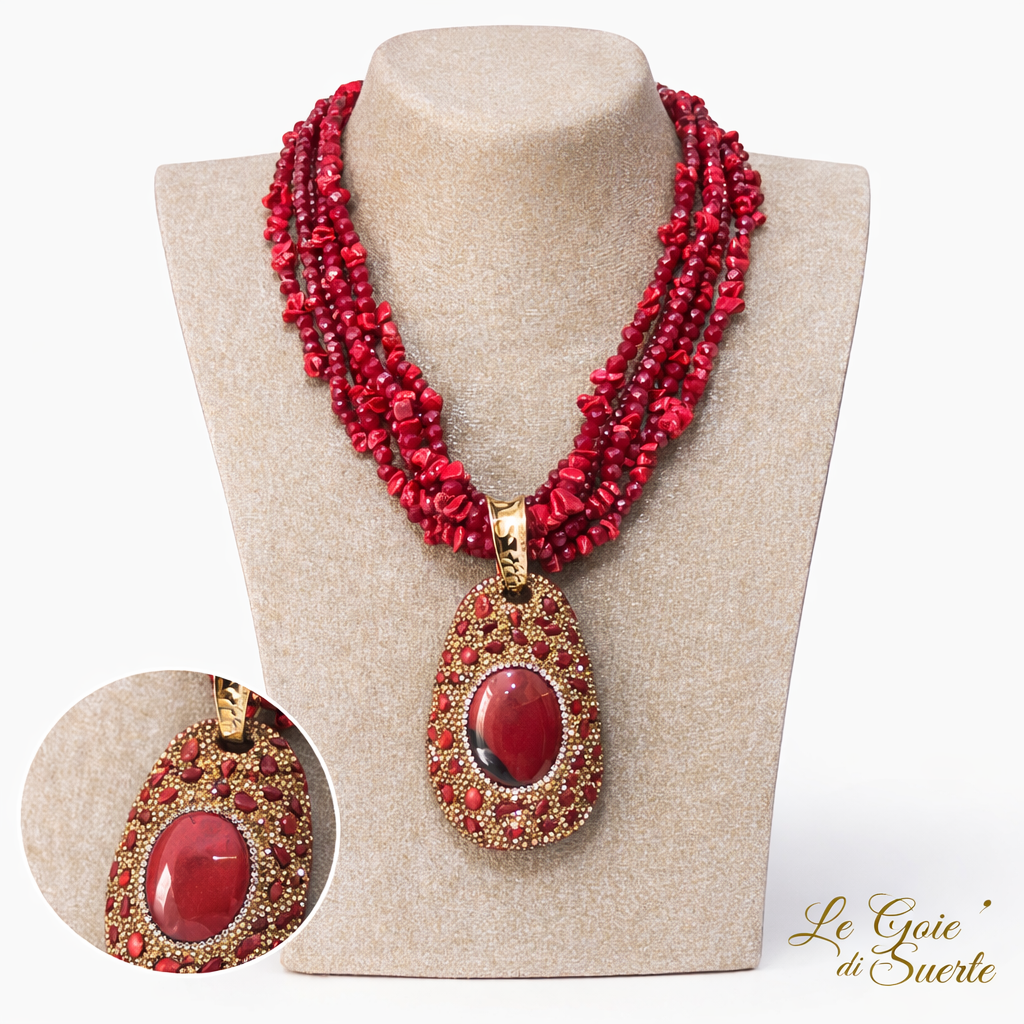 Collana “Cuore di Fuoco Reale”