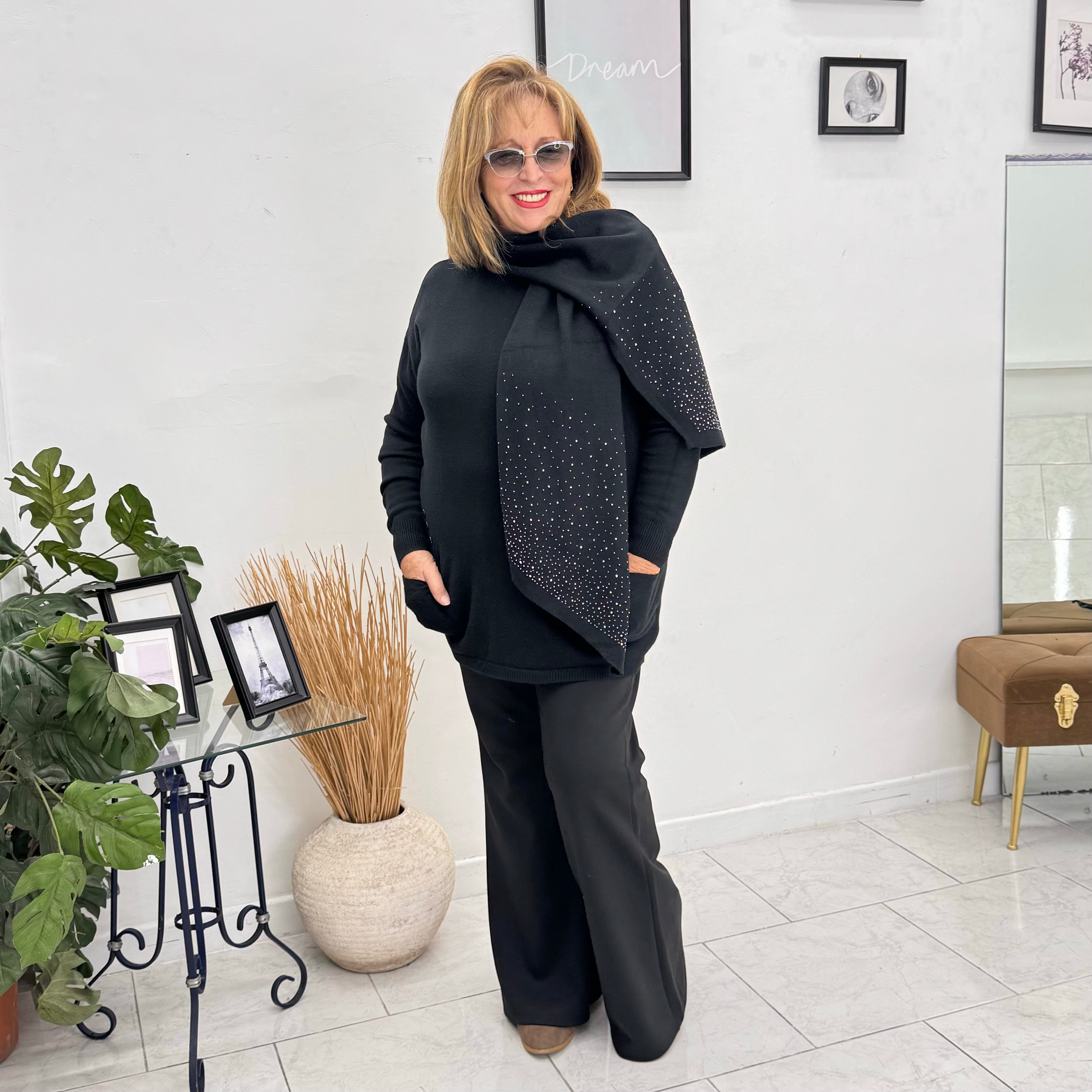 Pullover Passione Strass 65F