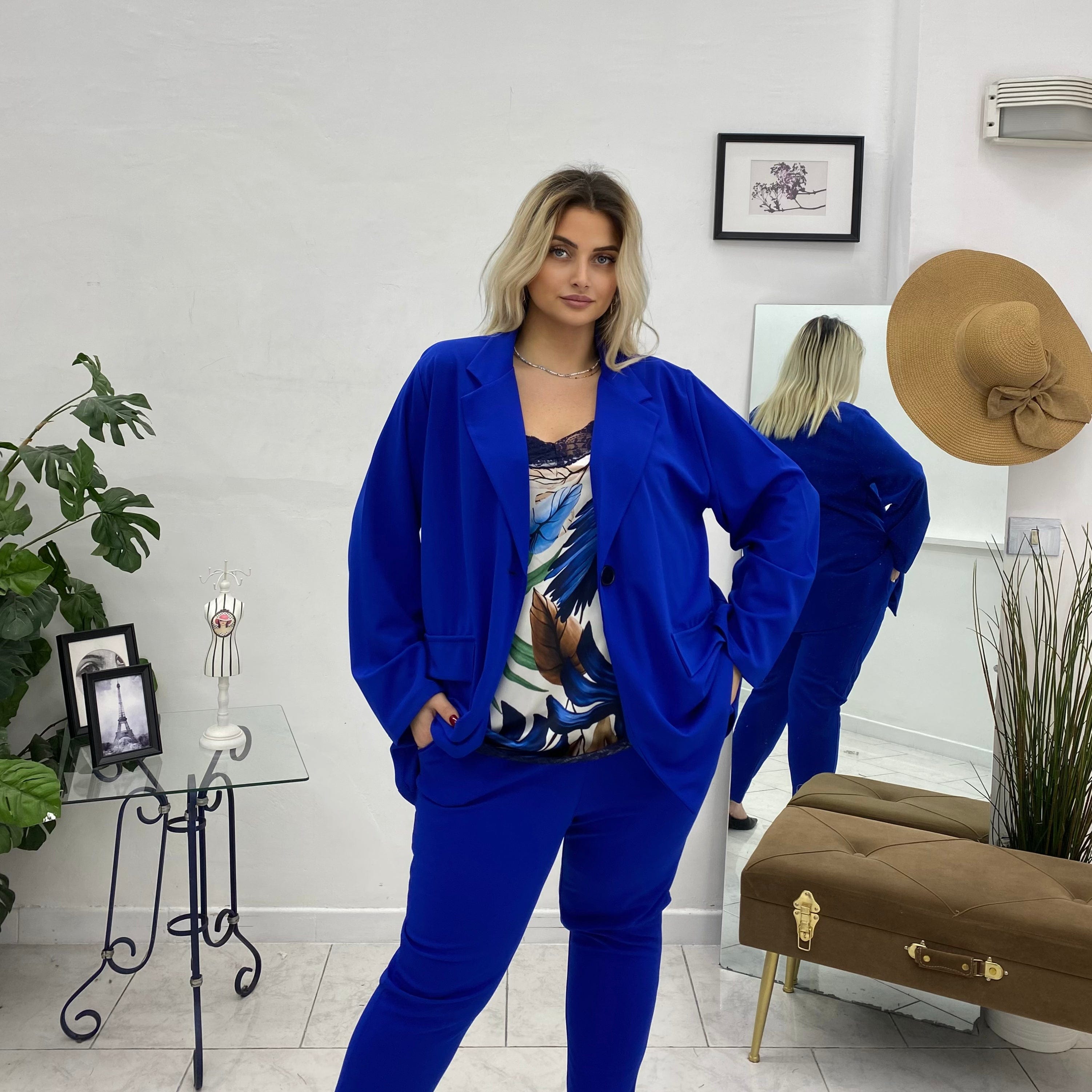 Tailleur elasticizzato per donne curvy Giuly