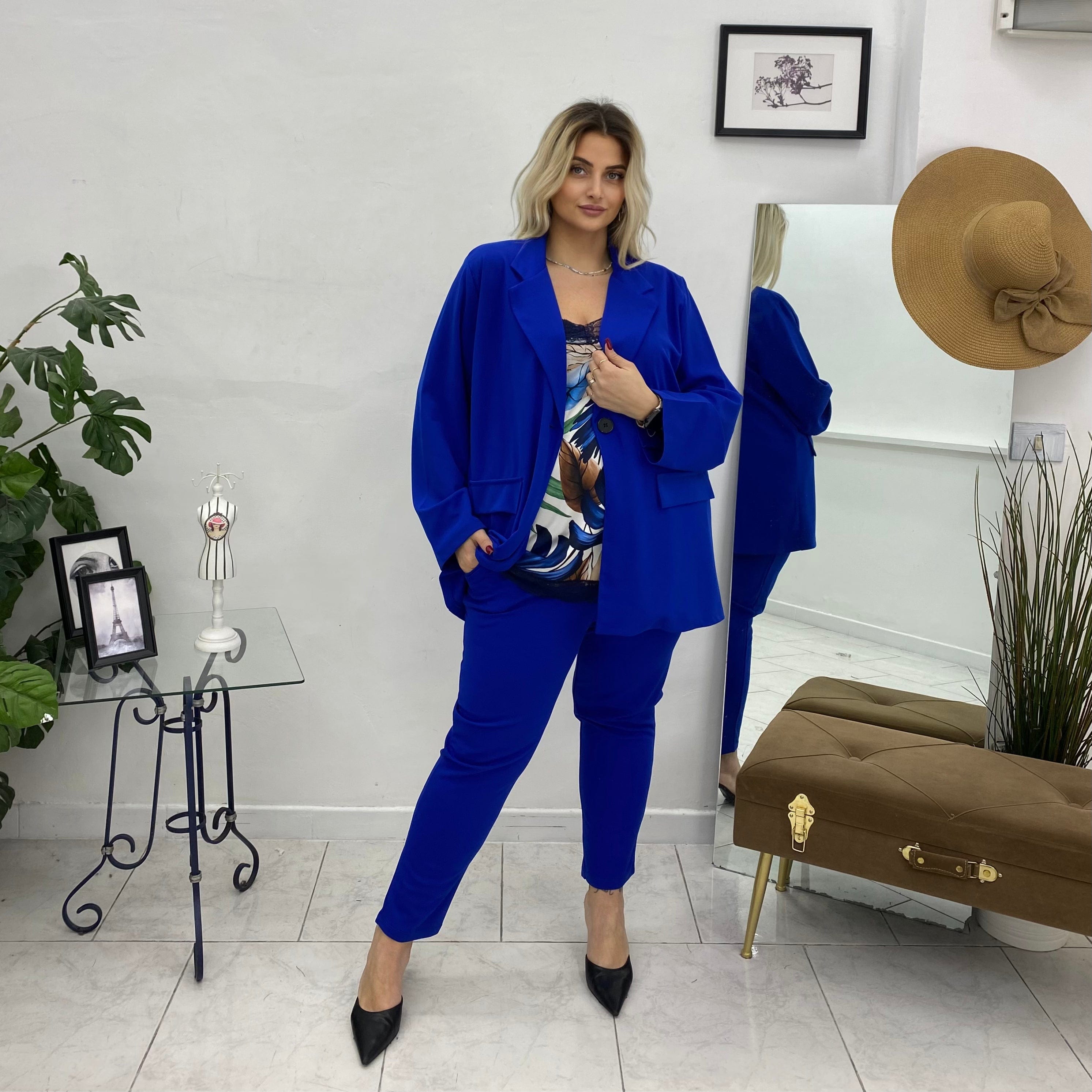 Tailleur elasticizzato per donne curvy Giuly