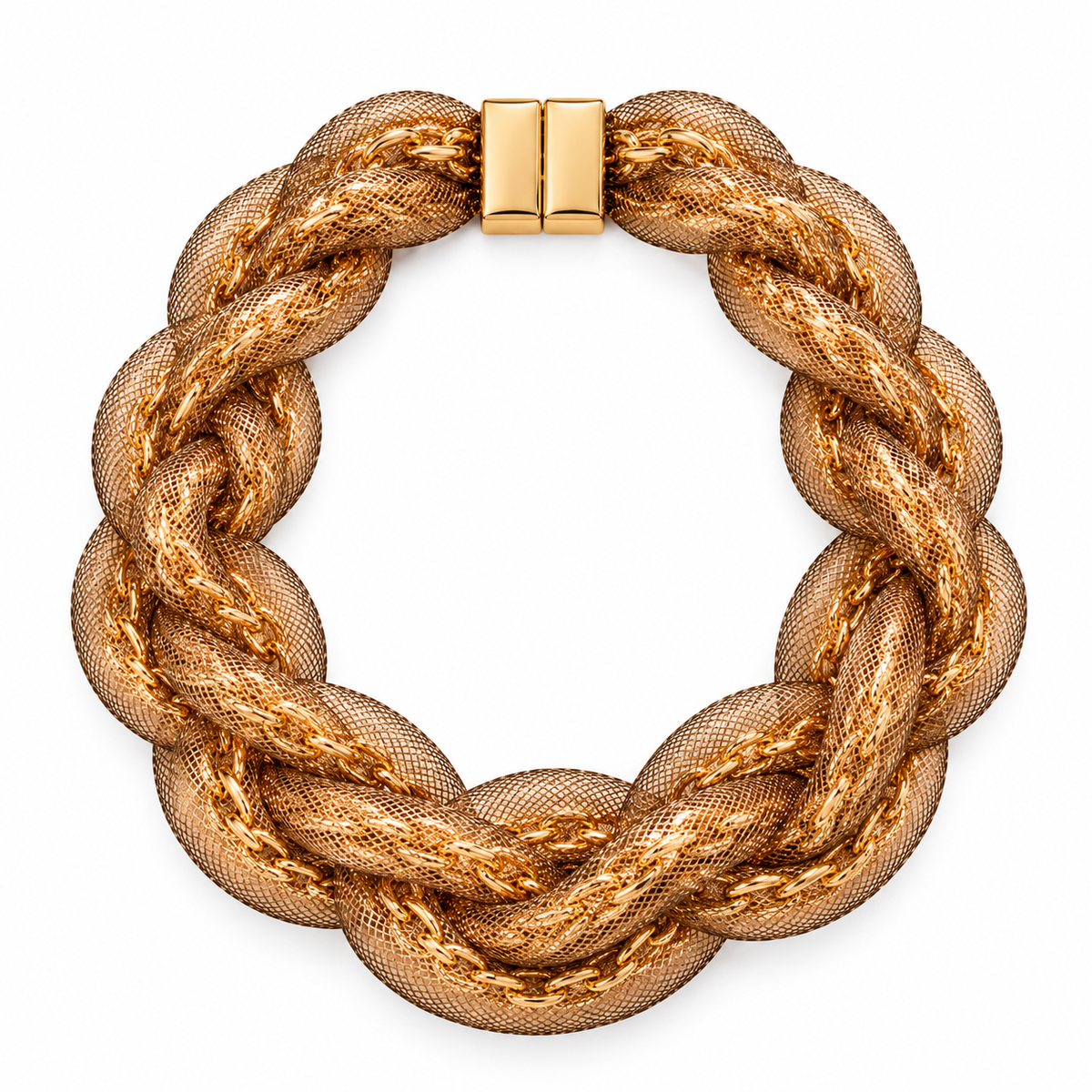 Collana Golden Twist
