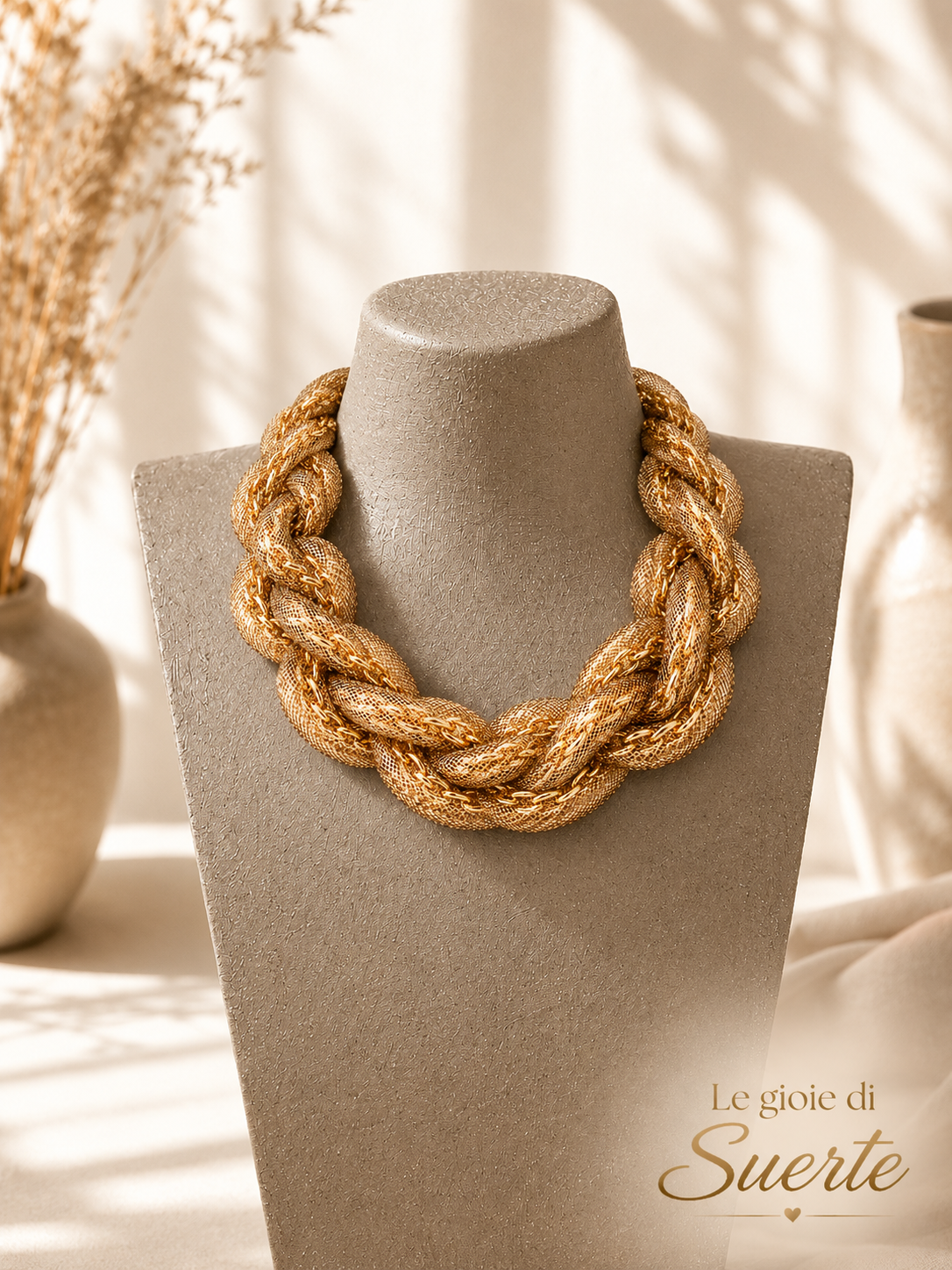 Collana Golden Twist