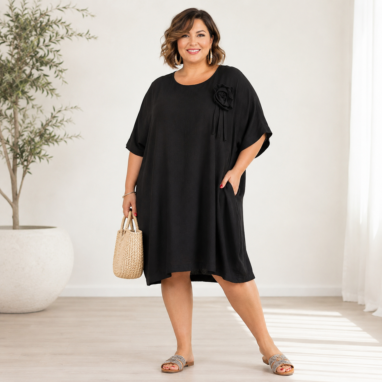 Abito Camelia Noir