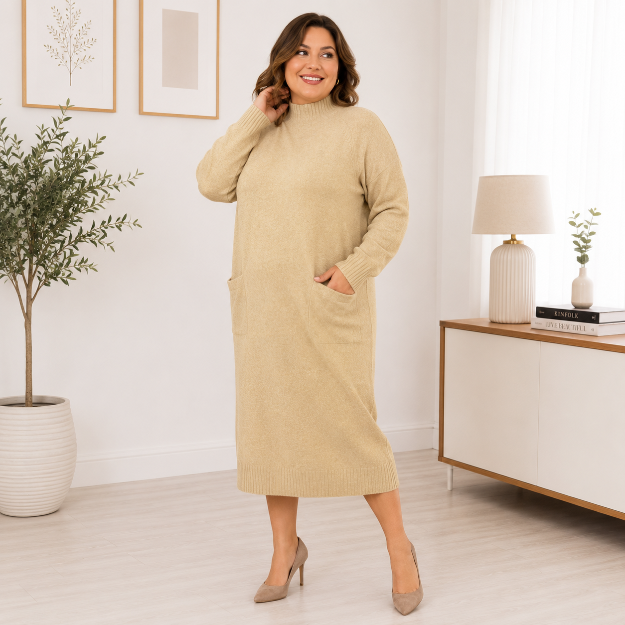 Abito in Maglia Botton 4801