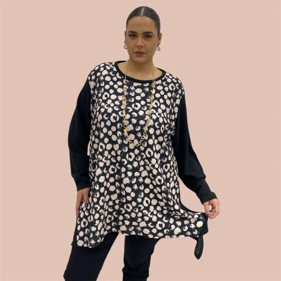 Maglia Trapezio Pompon