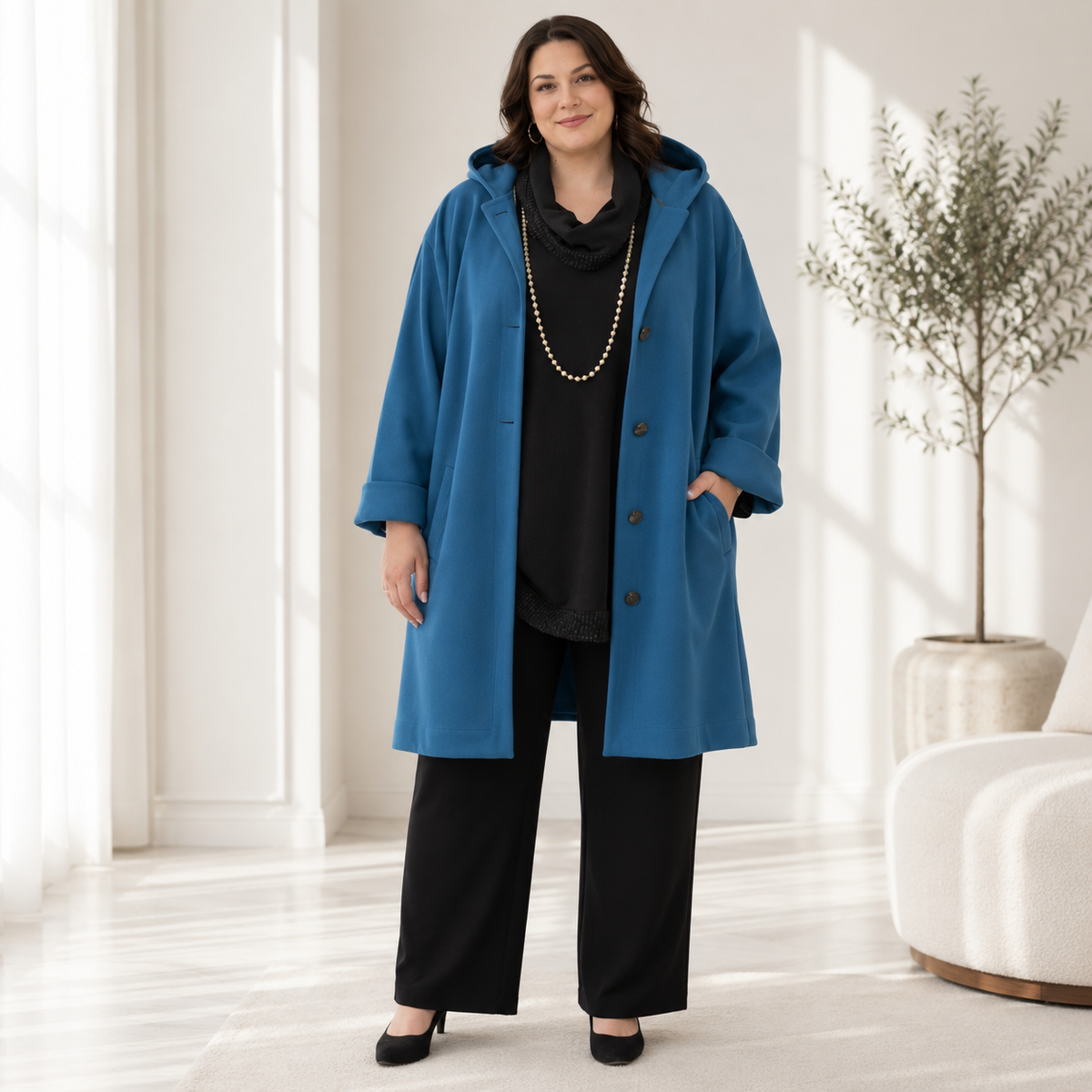 Cappotto con Cappuccio Ameliè