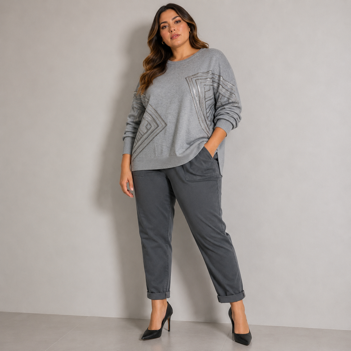 Maglione Pearl Geometric 86769