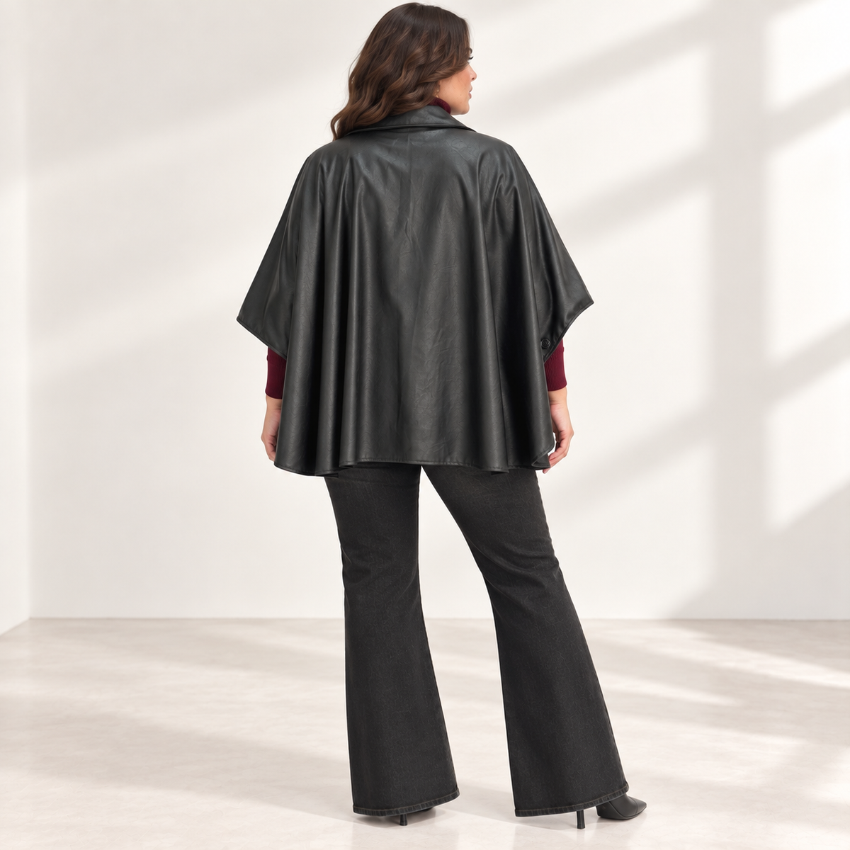 Mantella in simil pelle Chic 3993