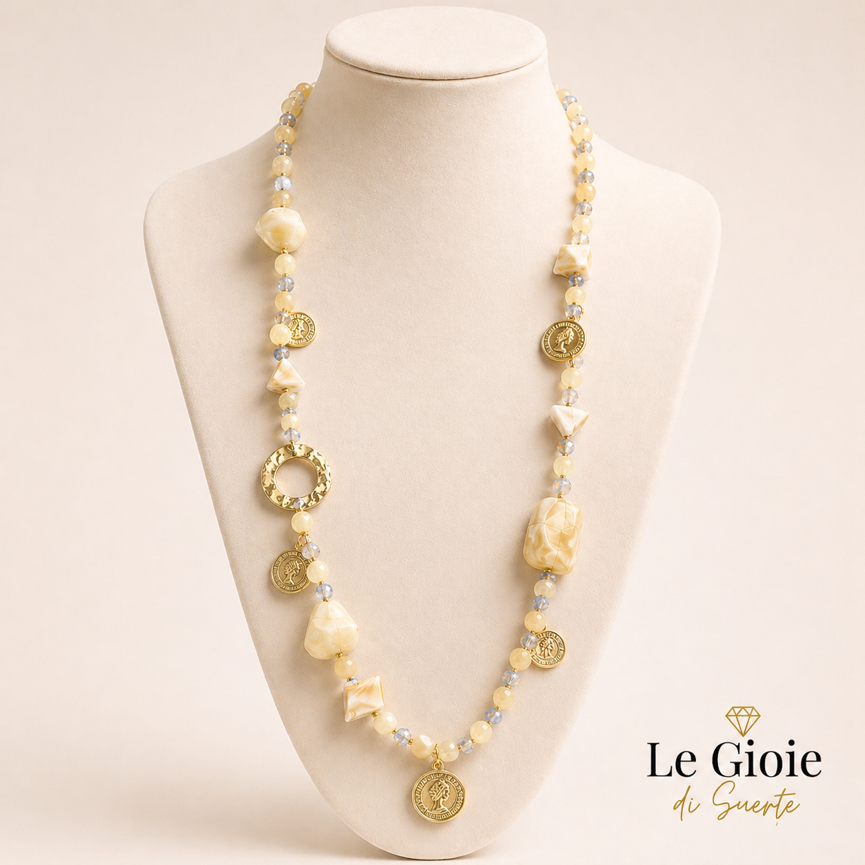 Collana Golden Coin Elegance