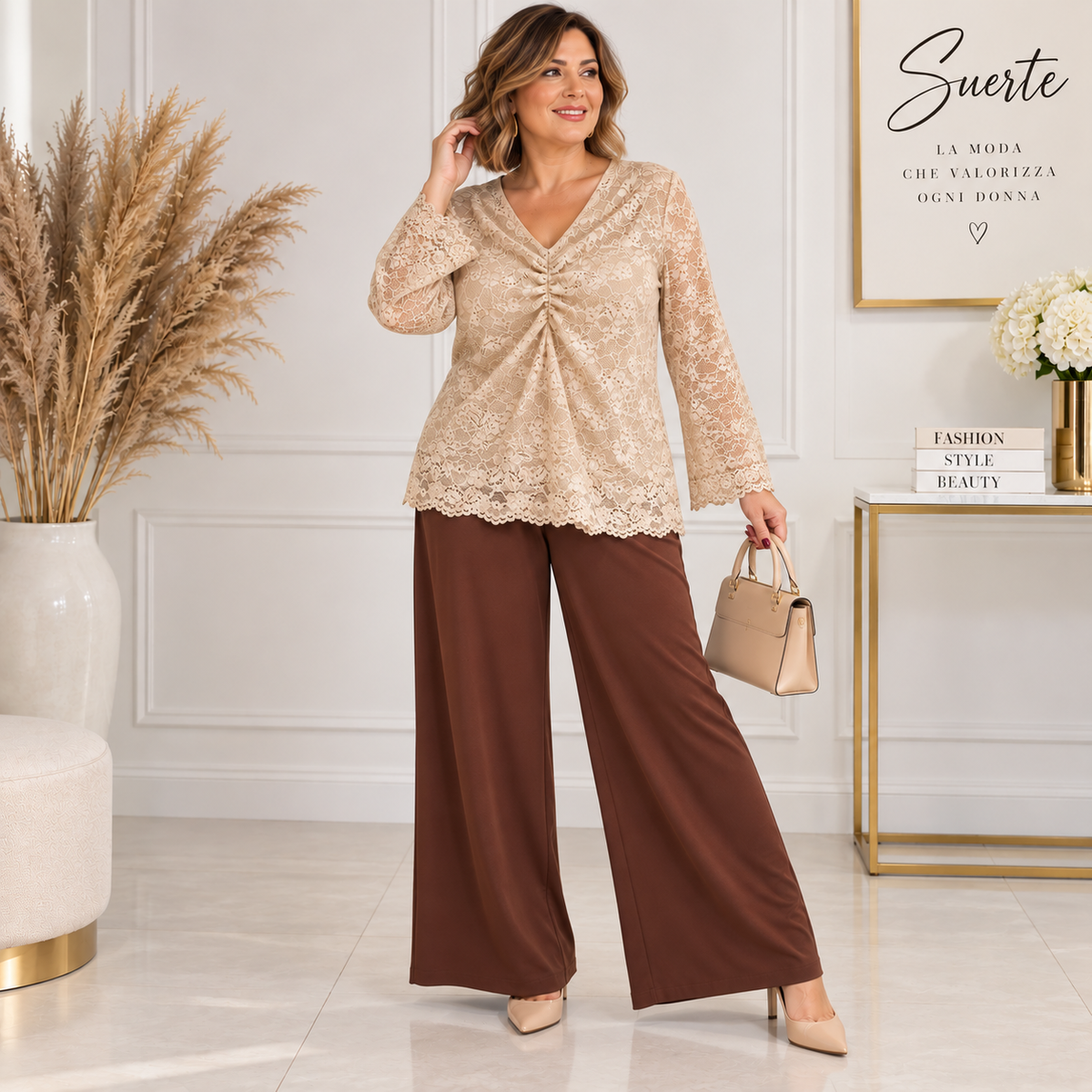 Maglia Ricamo Chic 32025