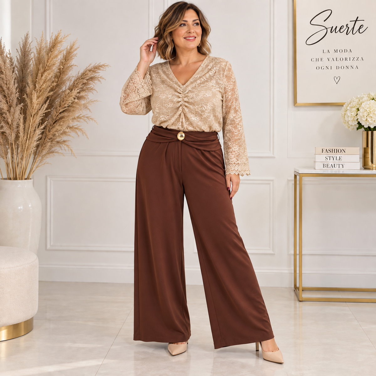Maglia Ricamo Chic 32025