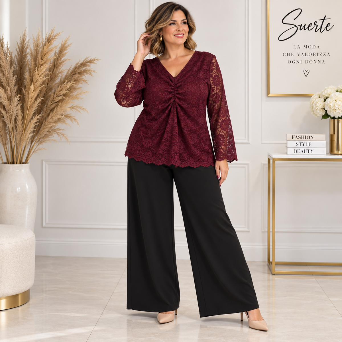 Maglia Ricamo Chic 32025
