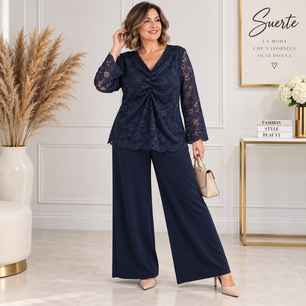 Maglia Ricamo Chic 32025