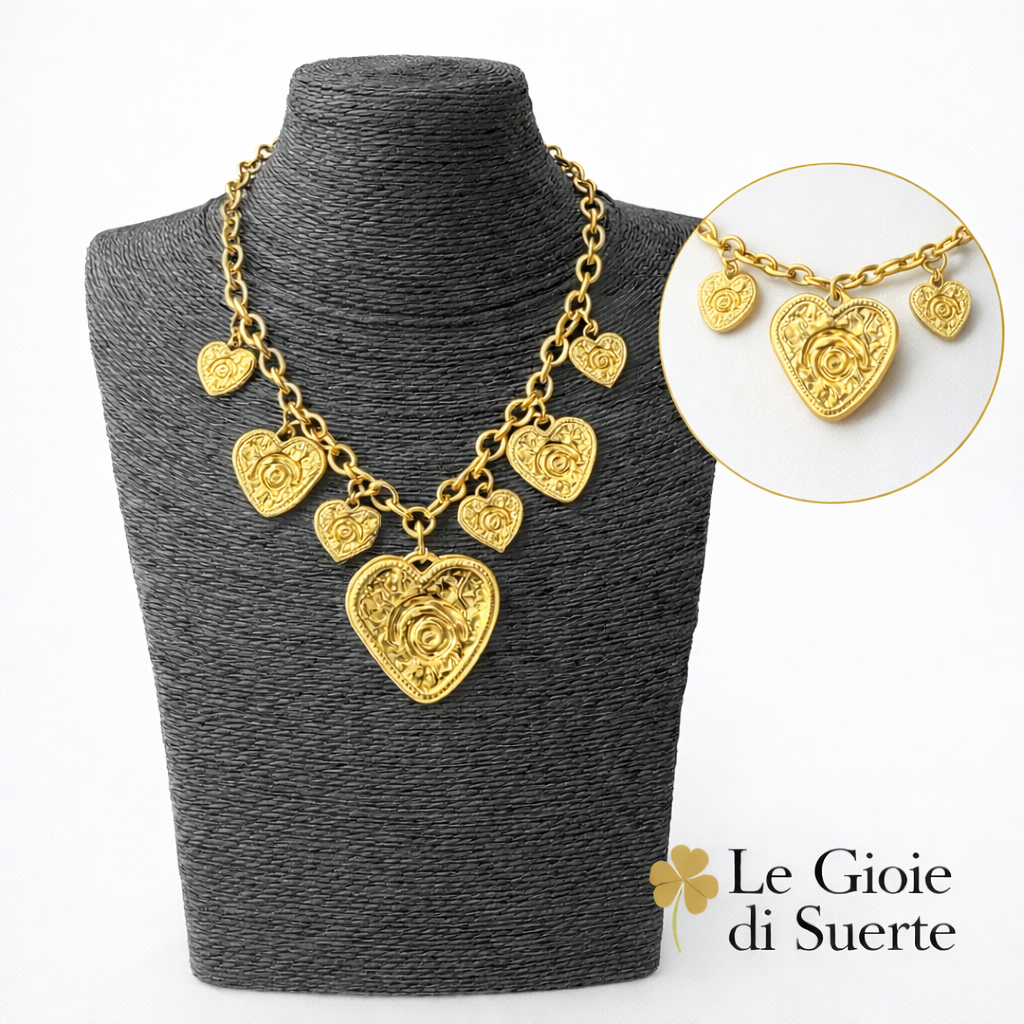 Collana Cuori Charm