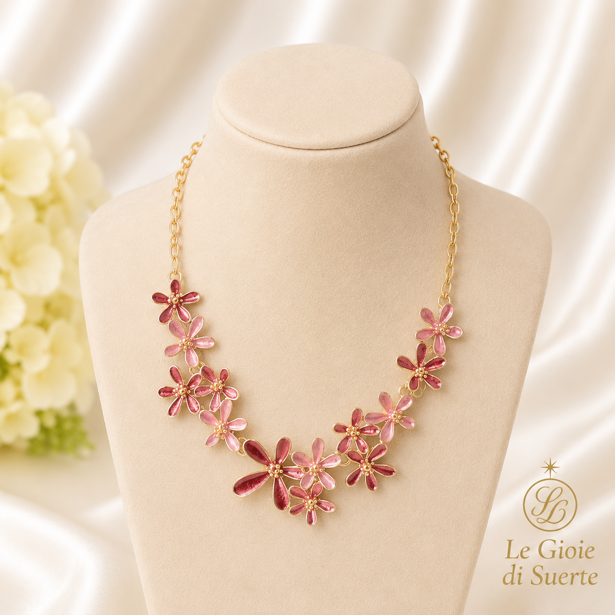 Collana Rosé Fior di Primavera
