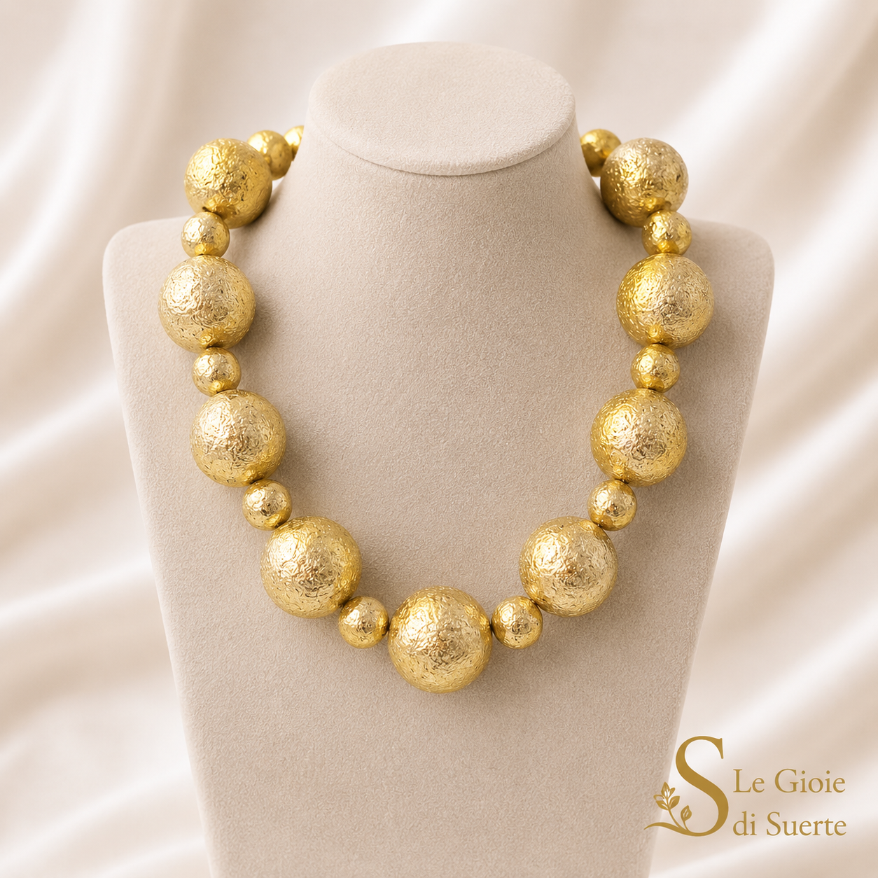 Collana Golden Sphere Luxe