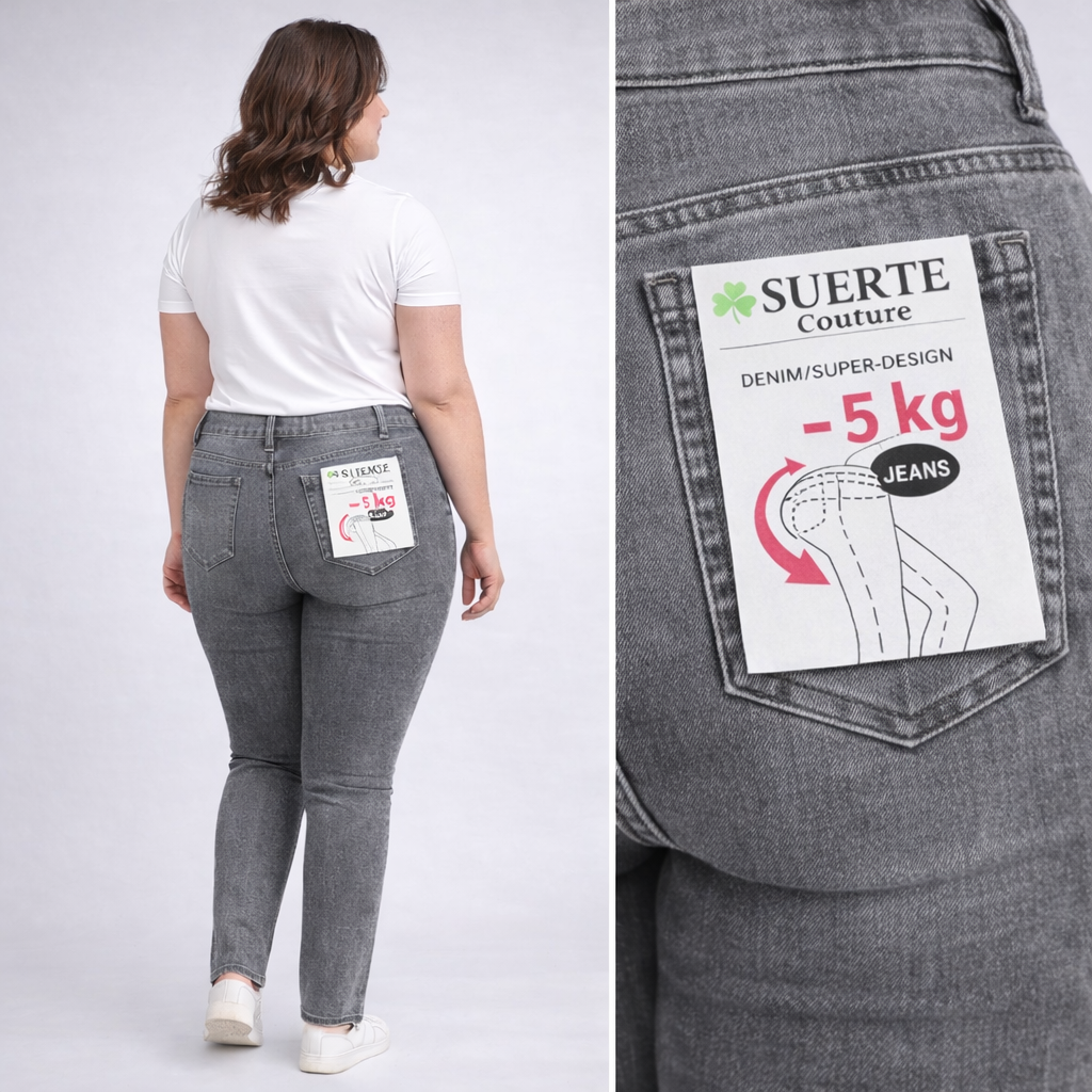 Jeans Grigio Kelly -5kg 7518