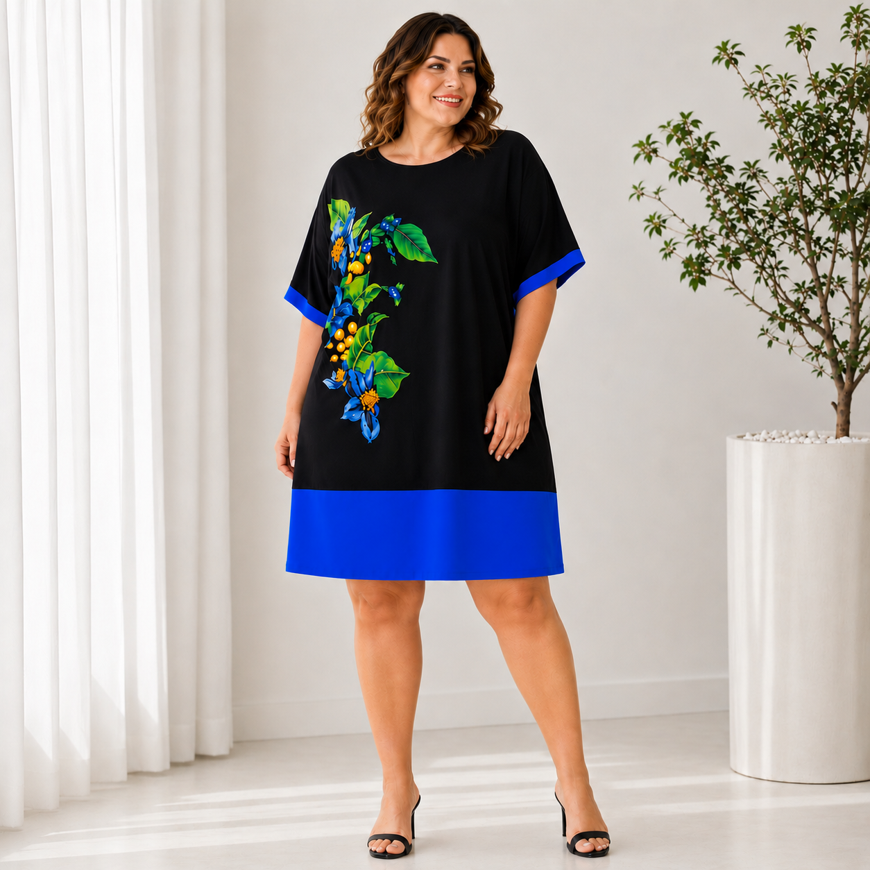 Abito/maglia Blue Garden