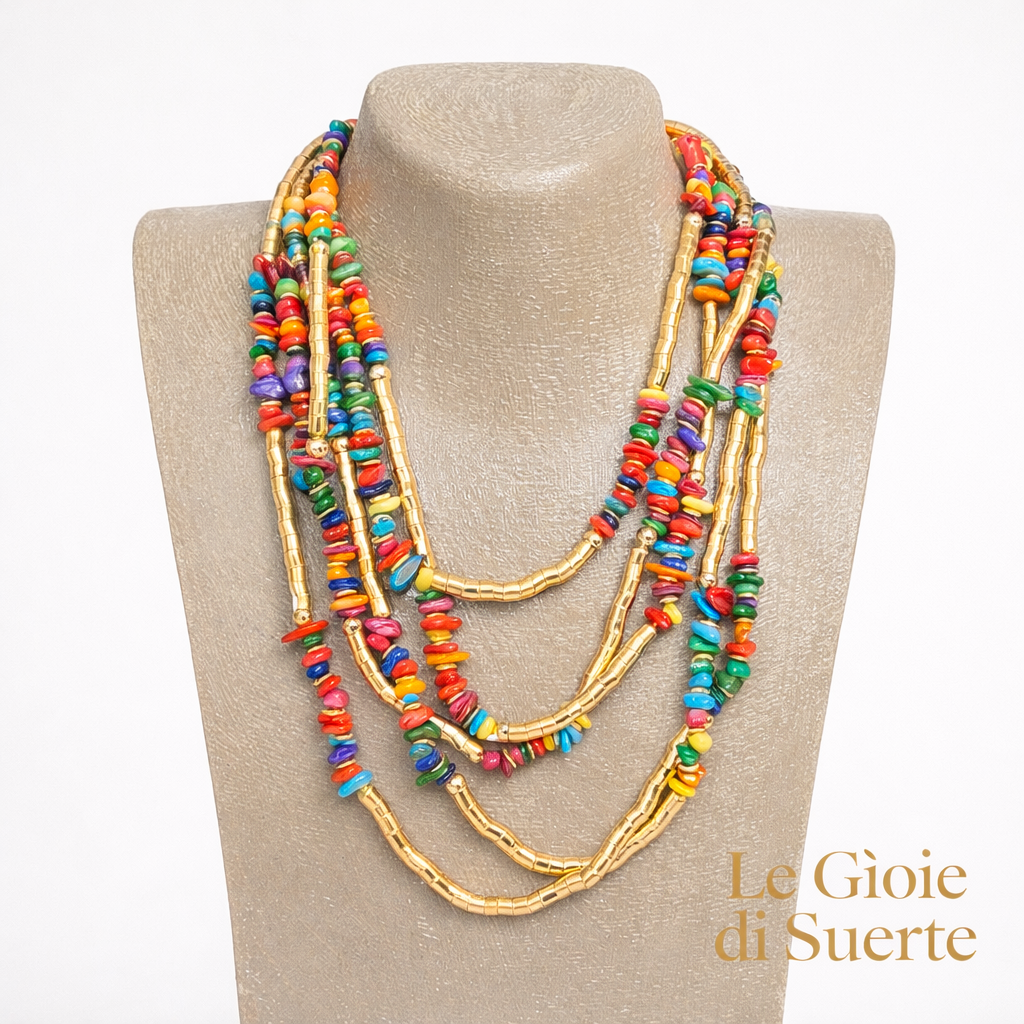 Collana Multicolor Ibiza Glow