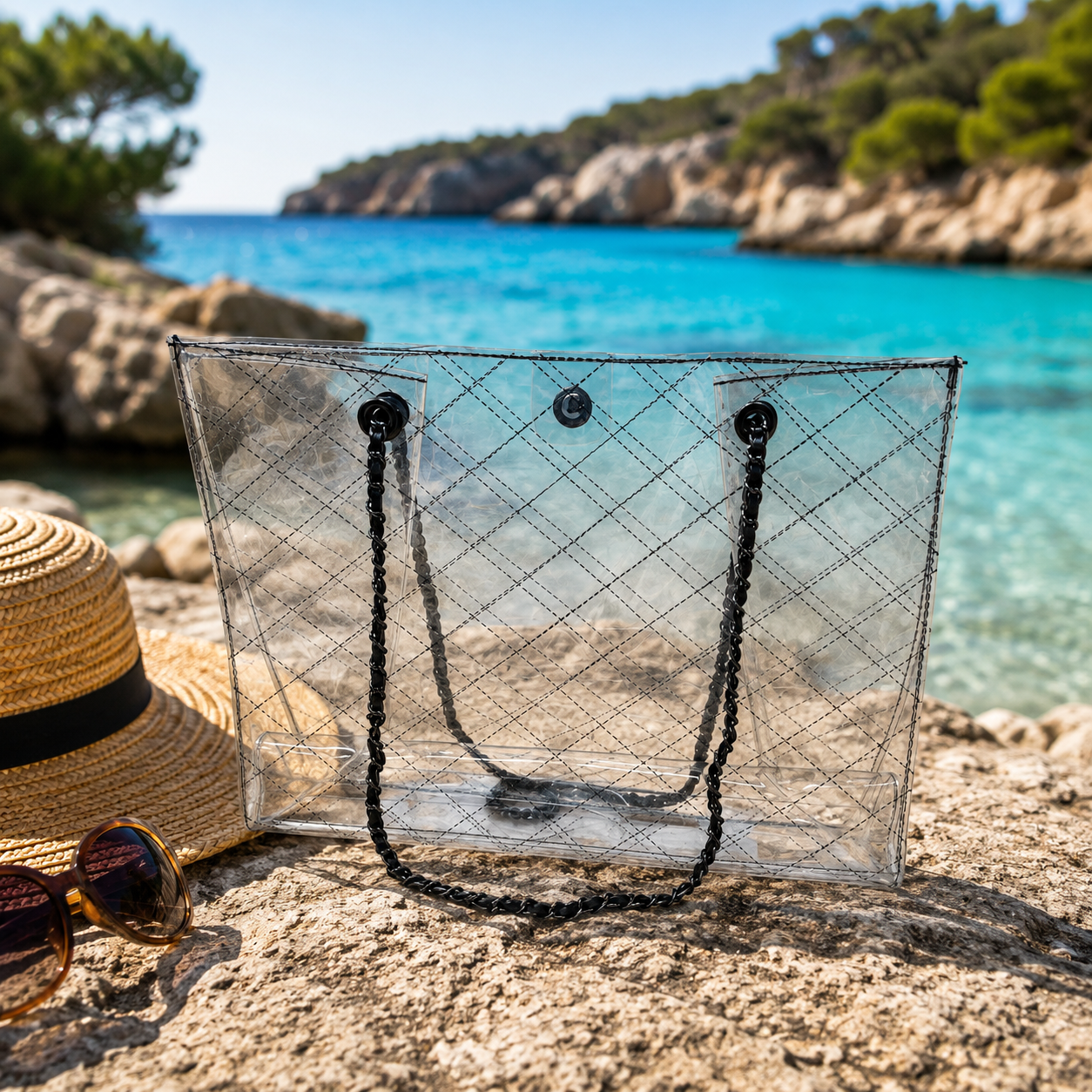 Borsa Mare Crystal Clear