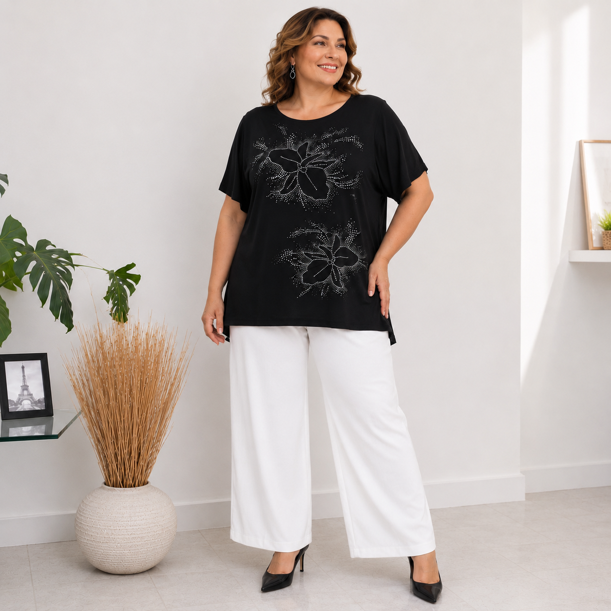 Maglia fiore di luce