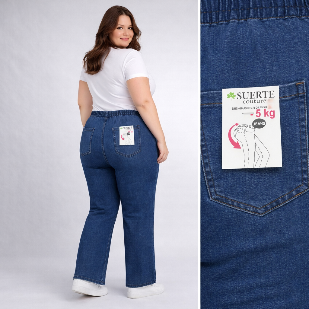 Jeans a Palazzo -5Kg con Coulisse 2237