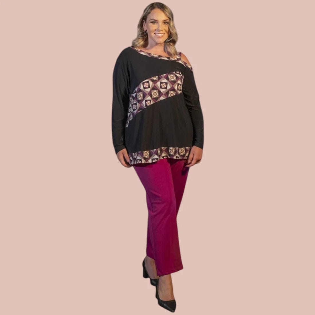 Maglia Monospalla Violet