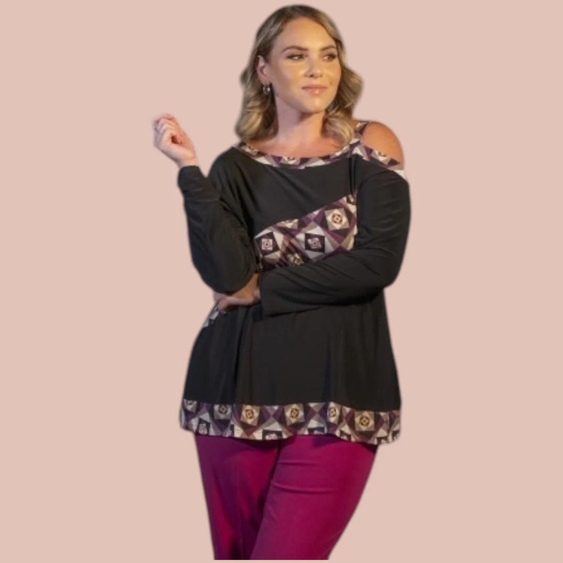 Maglia Monospalla Violet