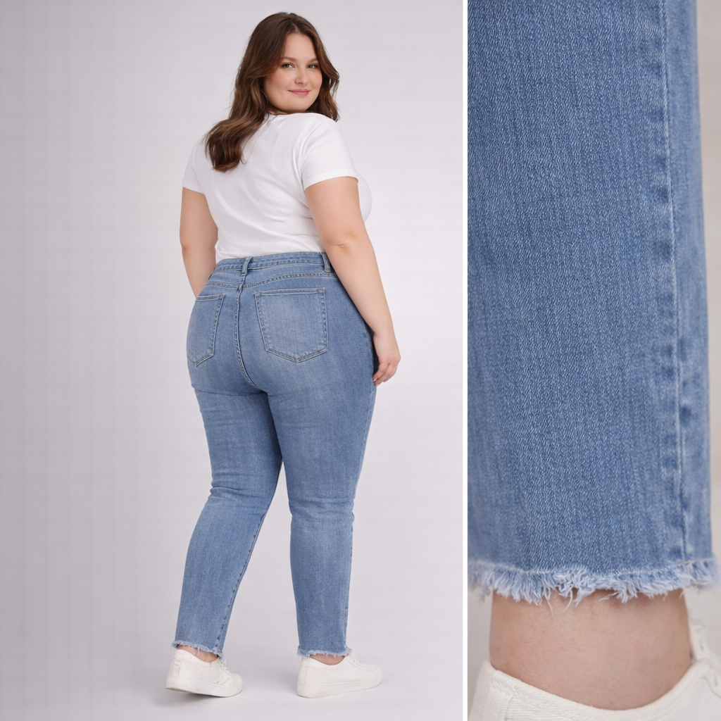 Jeans Basic Taglio Vivo -5KG