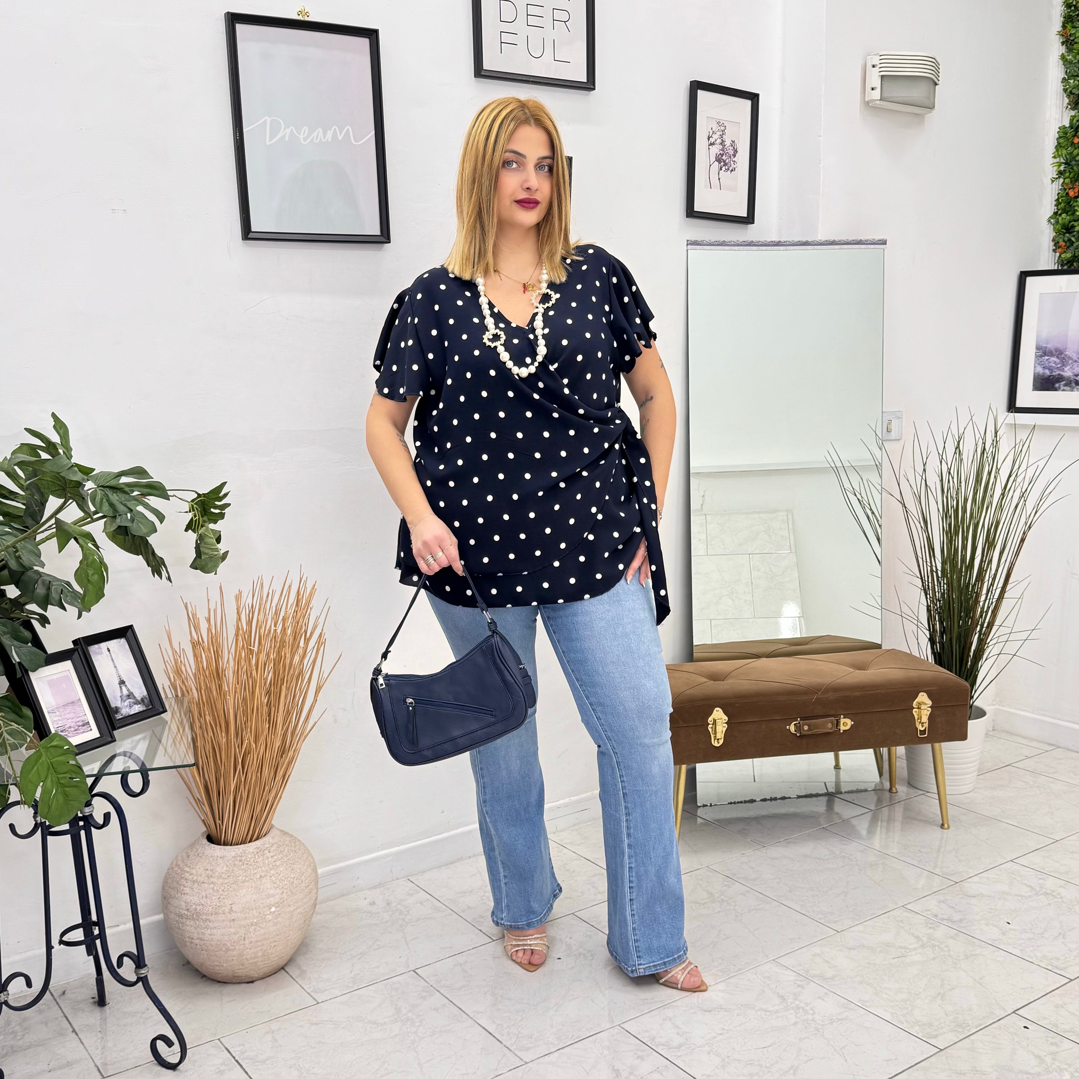 Blusa Pois Paris