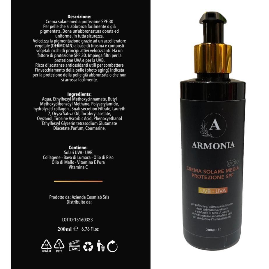 Crema Solare Armonia SPF 30+