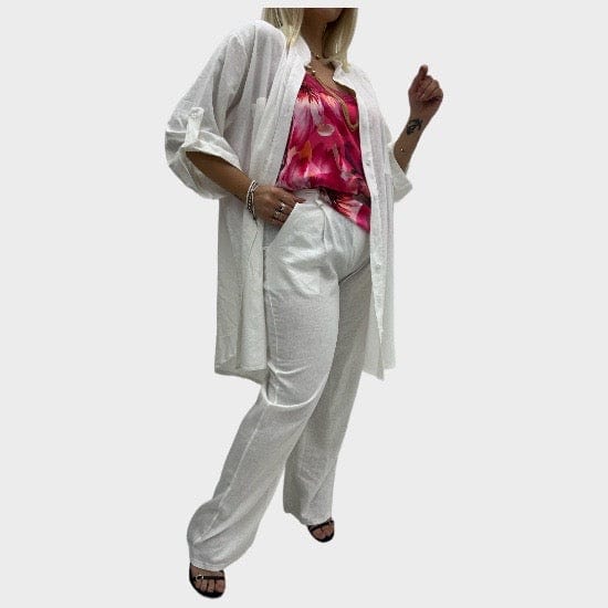 Pantalone Essential in Lino