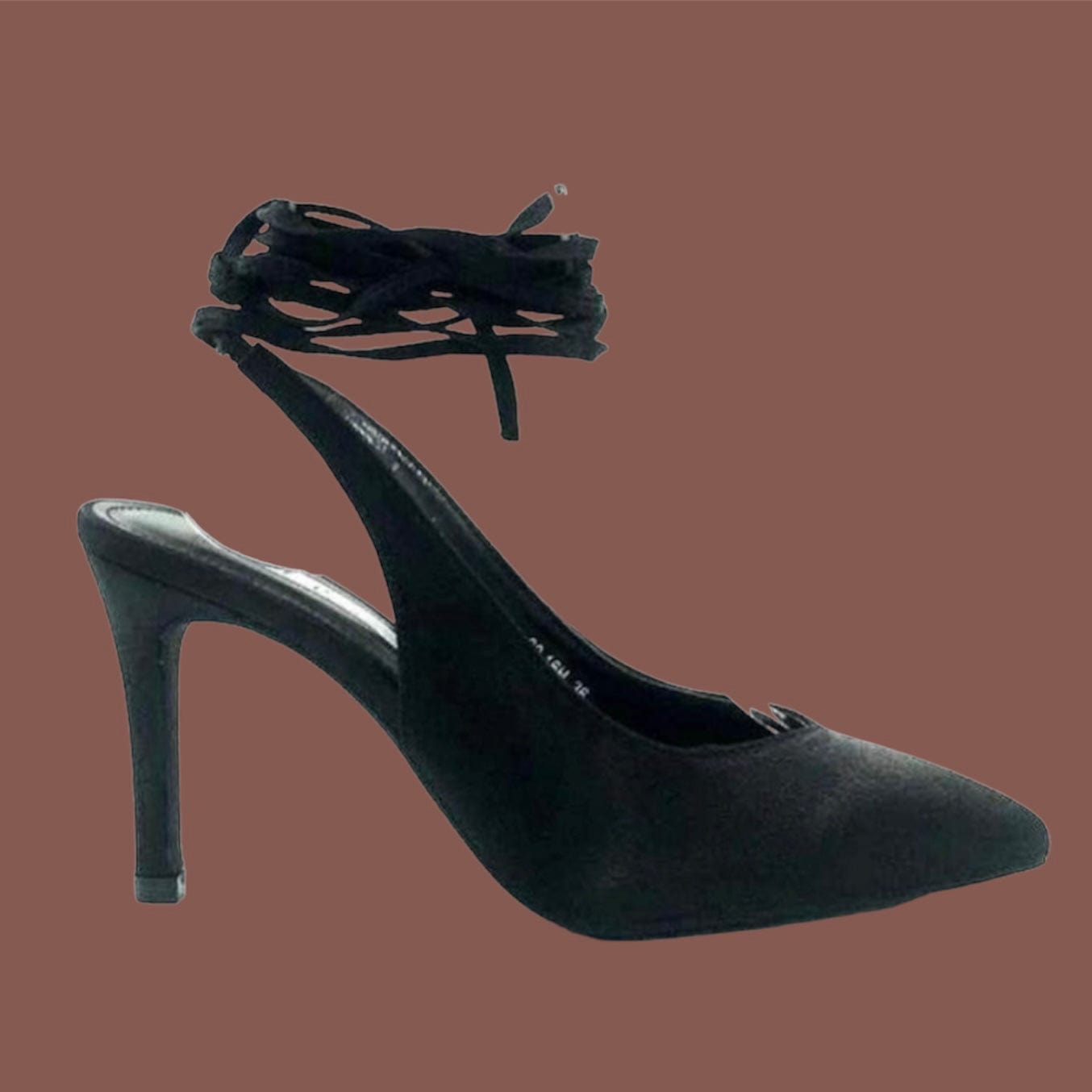 Décolleté da donna con lacci nero