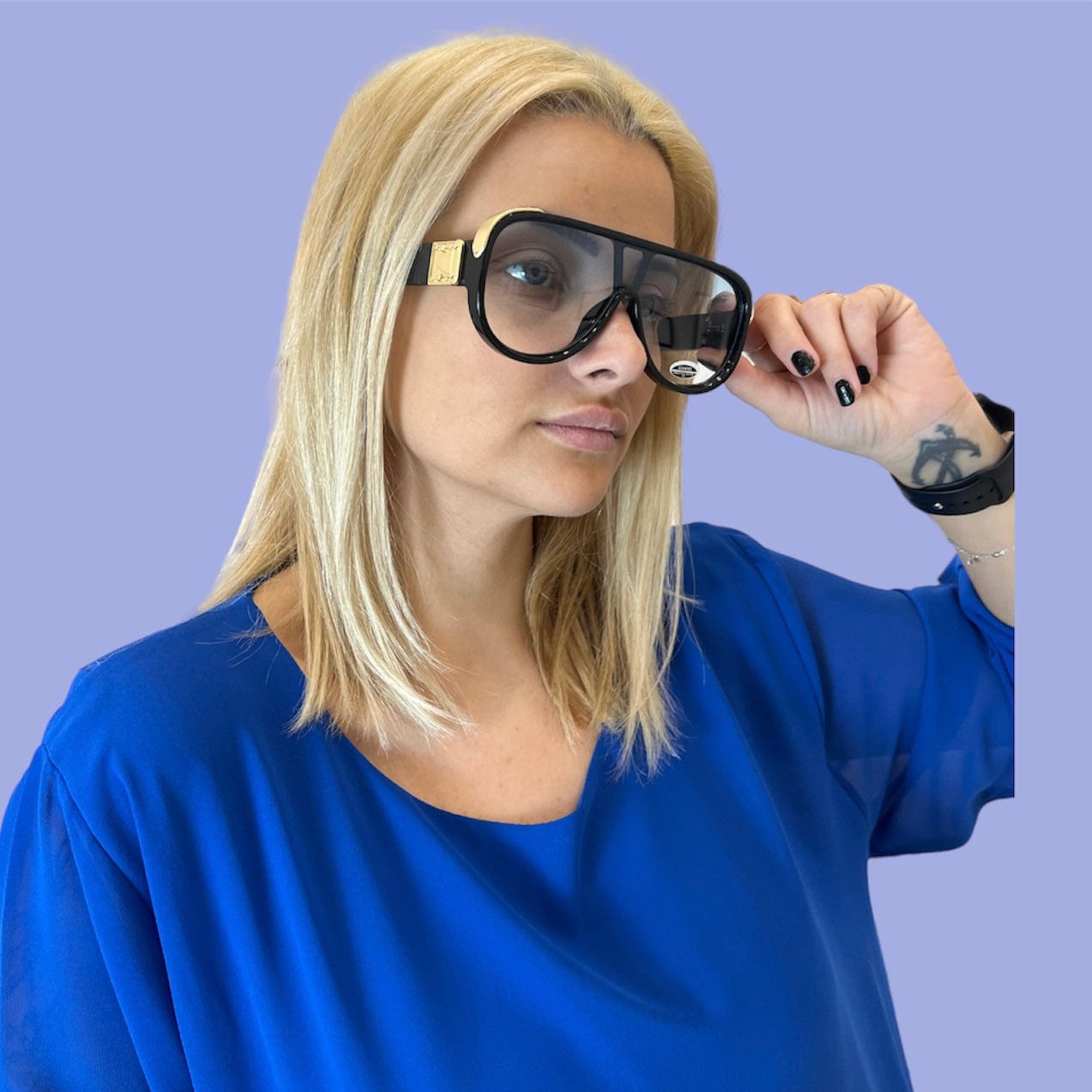 Occhiale da sole donna lenti polarizzate Otranto nero