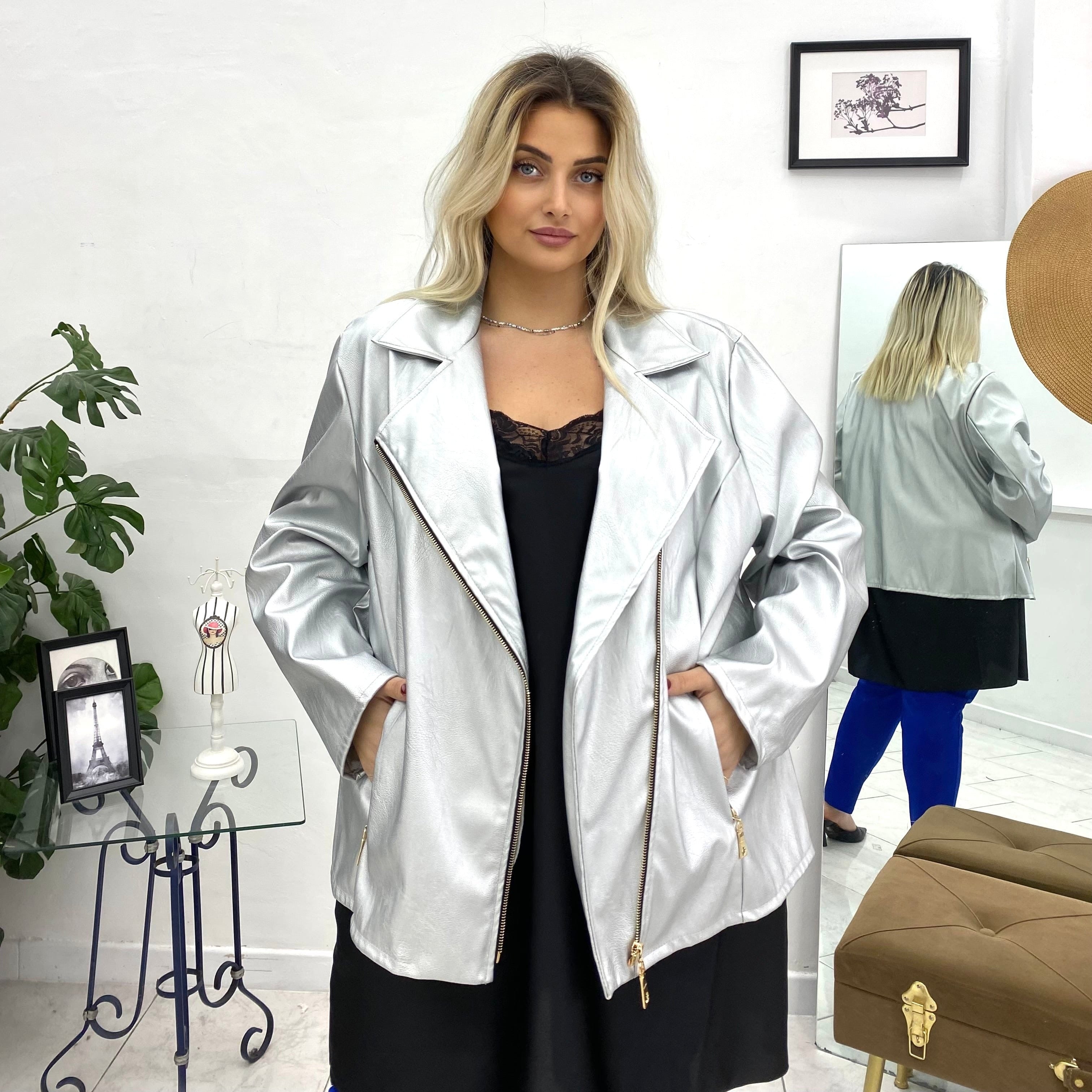 Giacca eco zip laterale