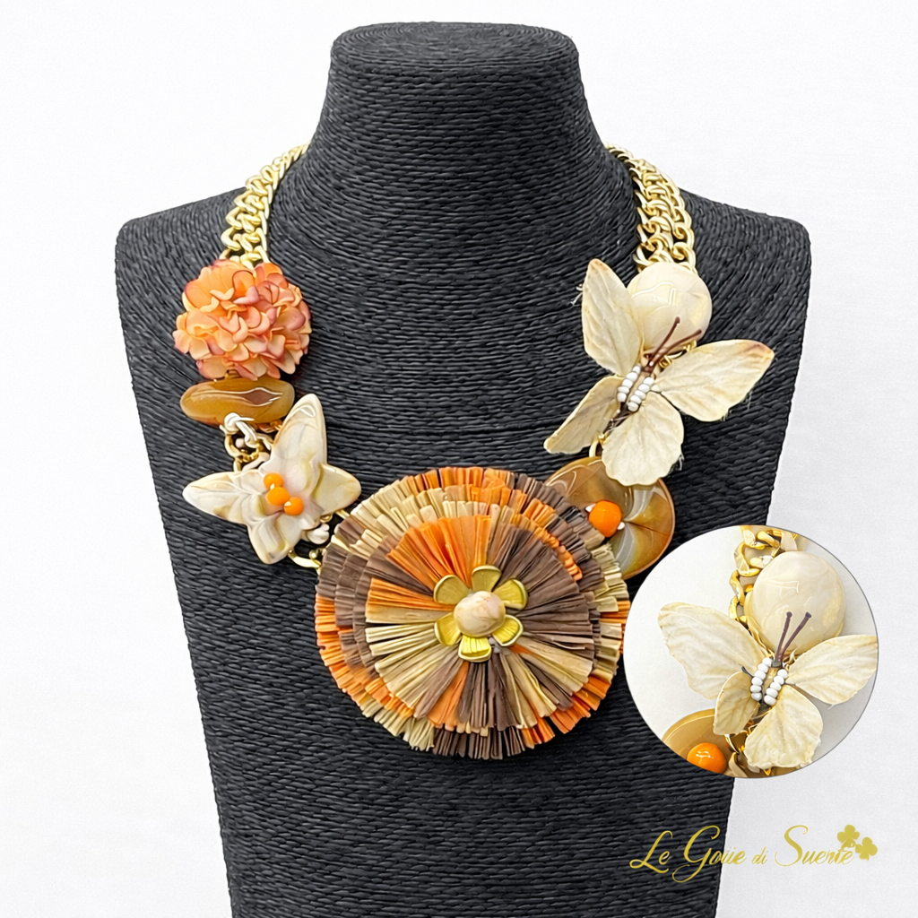 Collana Butterfly Flower