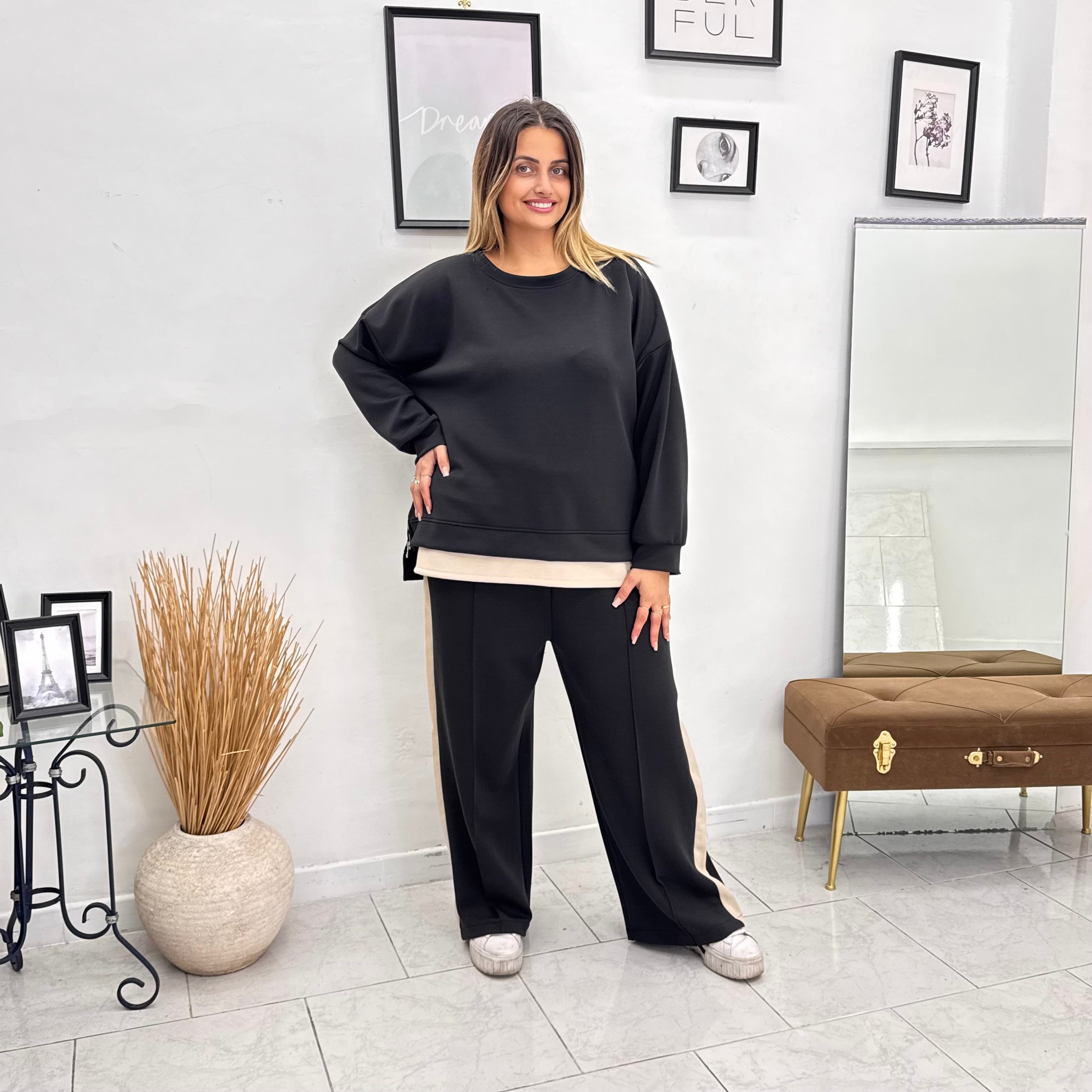 Tuta Bicolor Zip