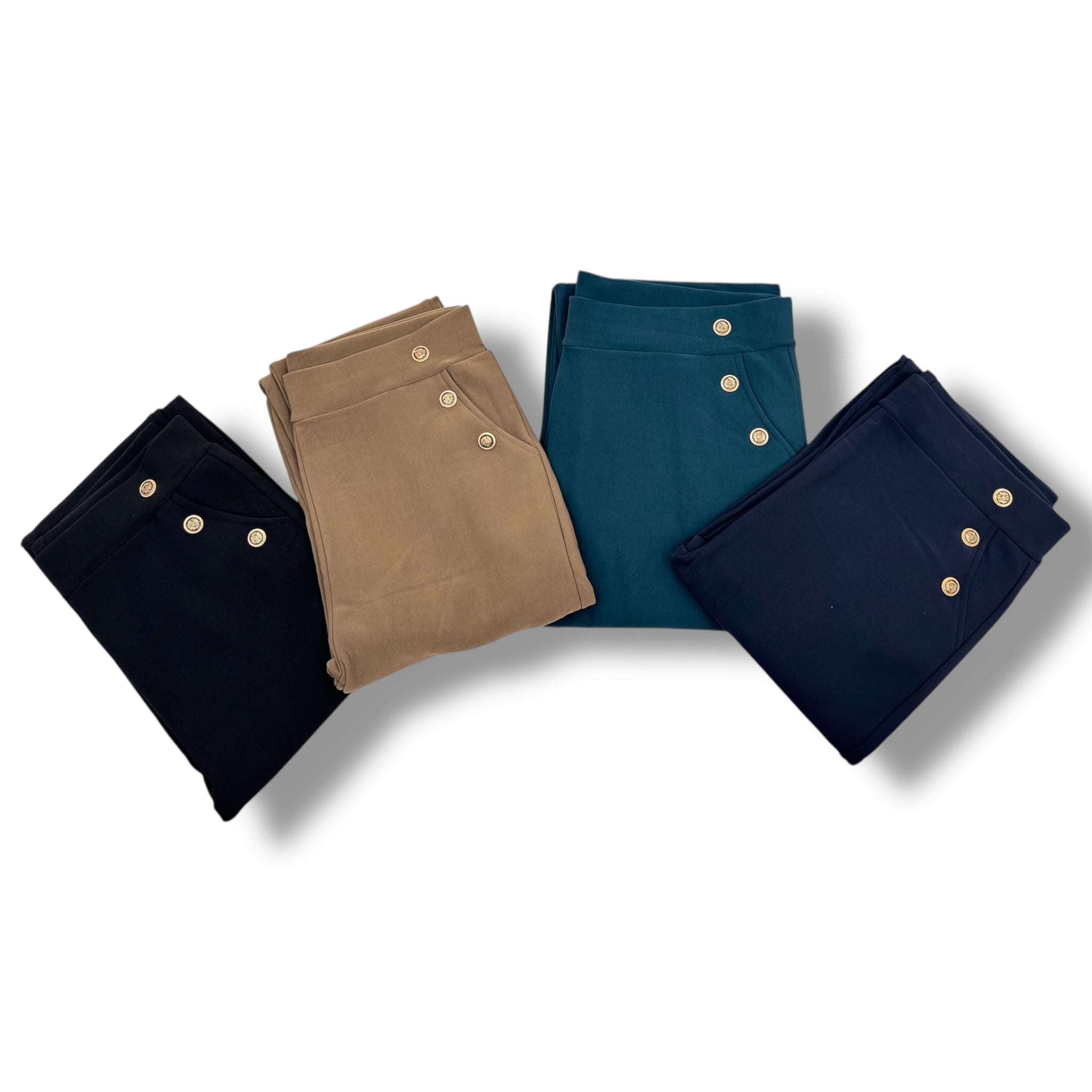 LEGGINS FELPATO BOTTONI