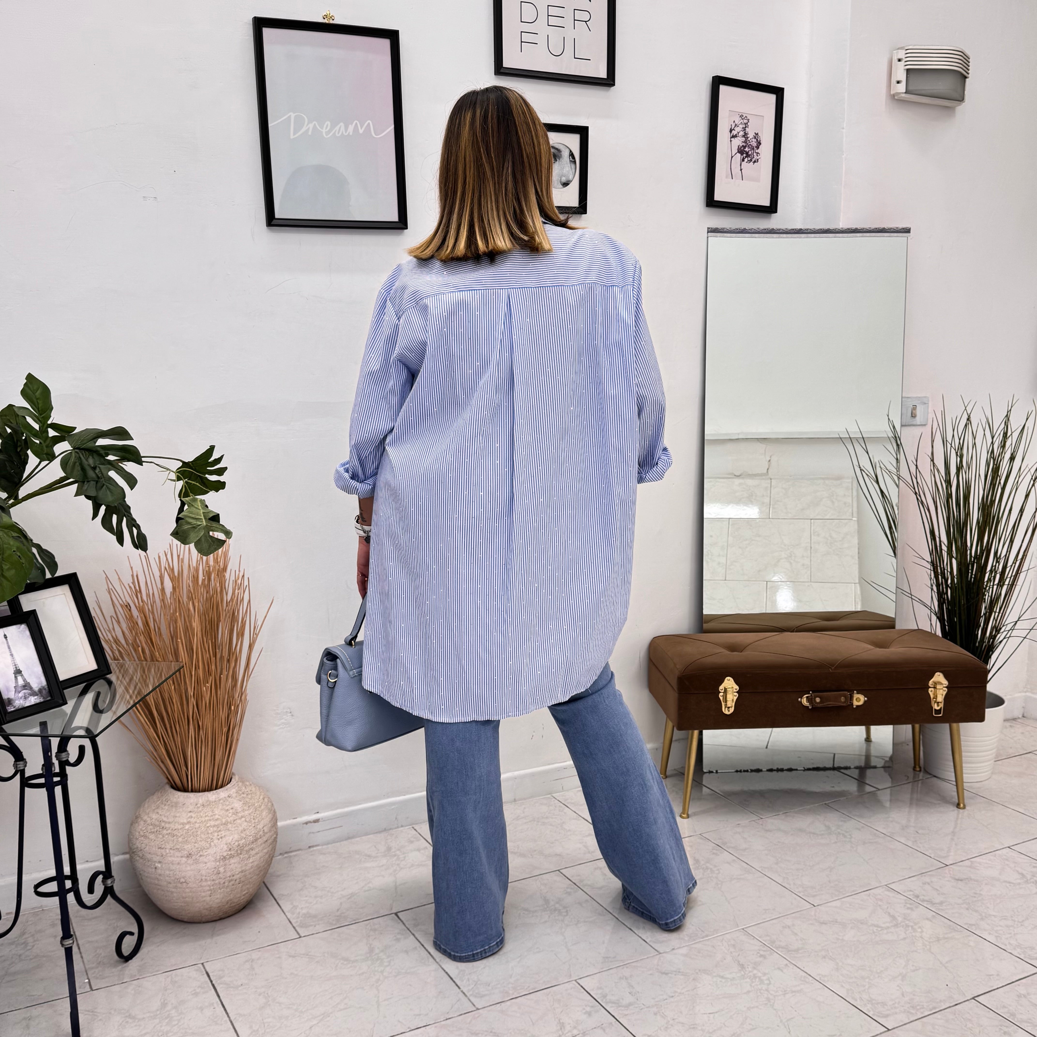 Maxi Camicione Asimmetrico Aurora