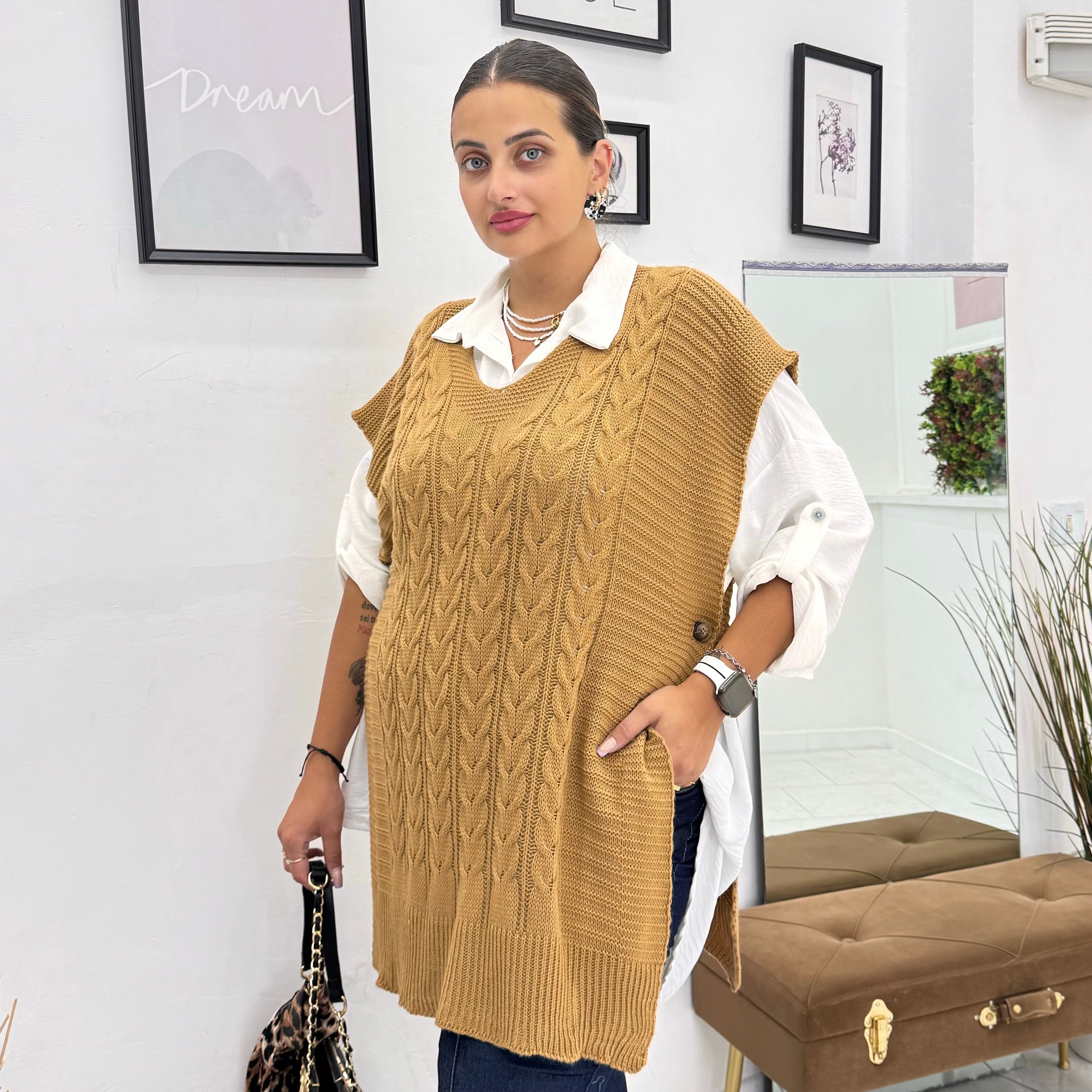Maglia con camicia Kesya