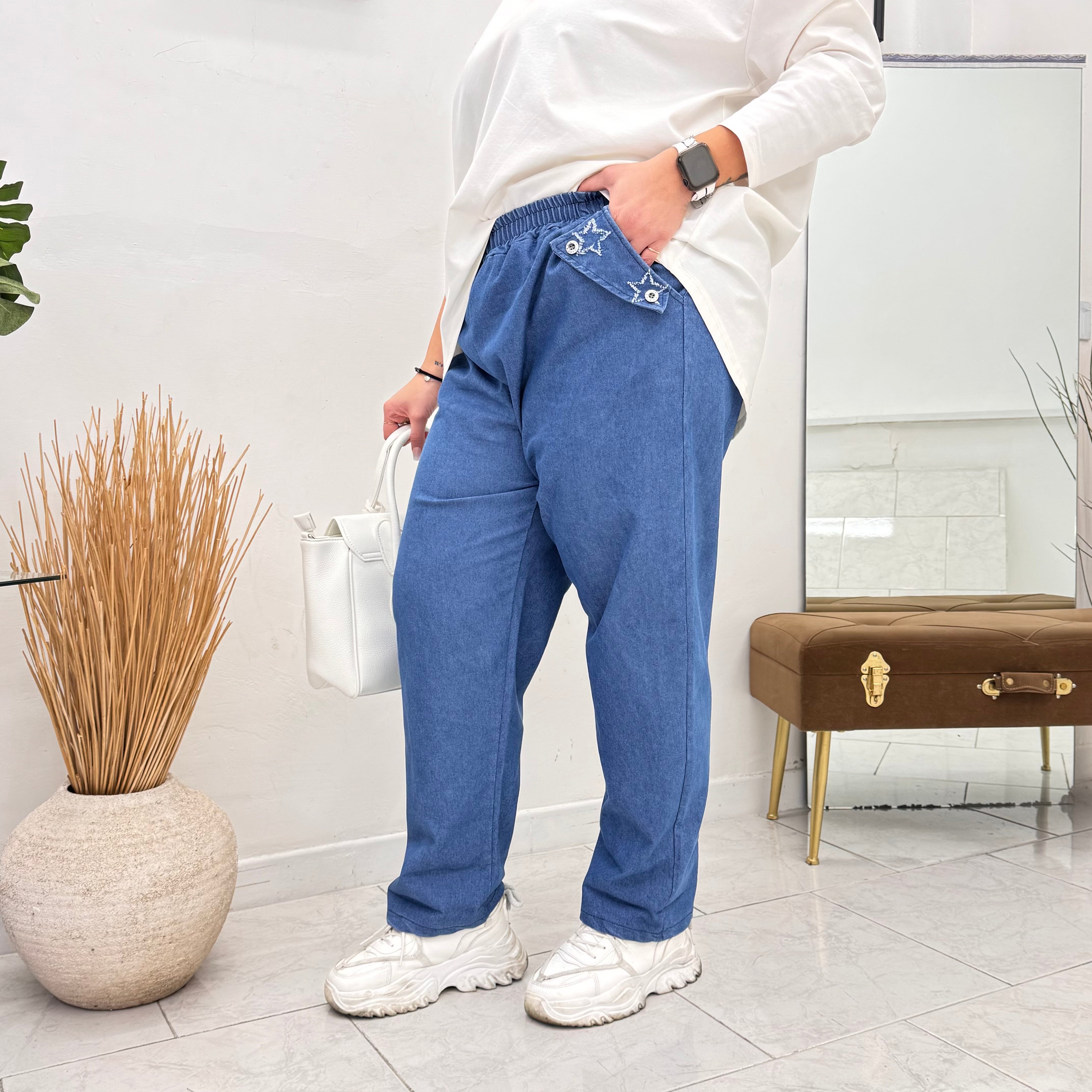 Pantalone Denim Easy