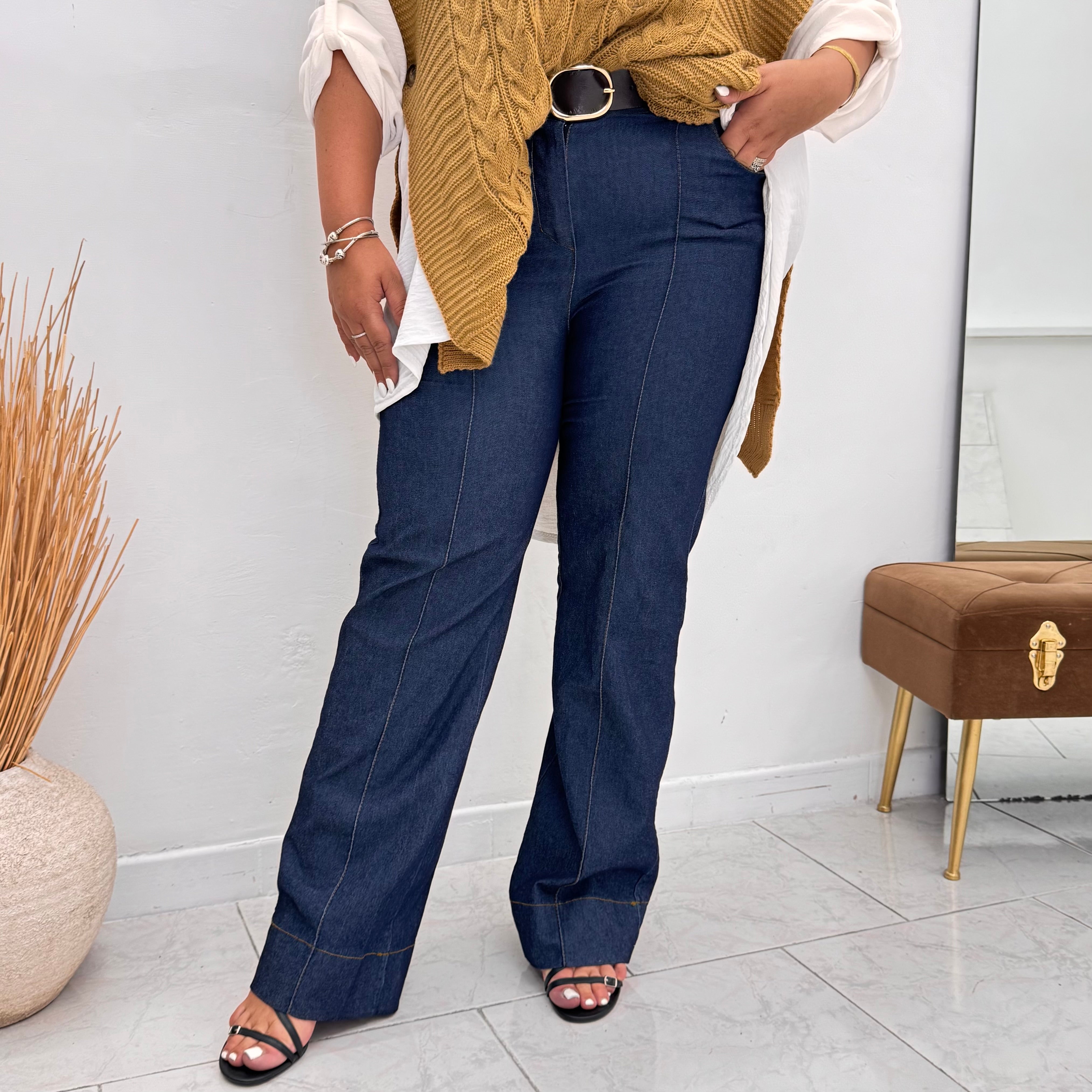 Pantalone Elasticizzato jeansato Sophie