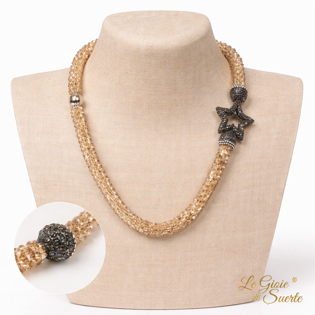 Collana Champagne Elegance