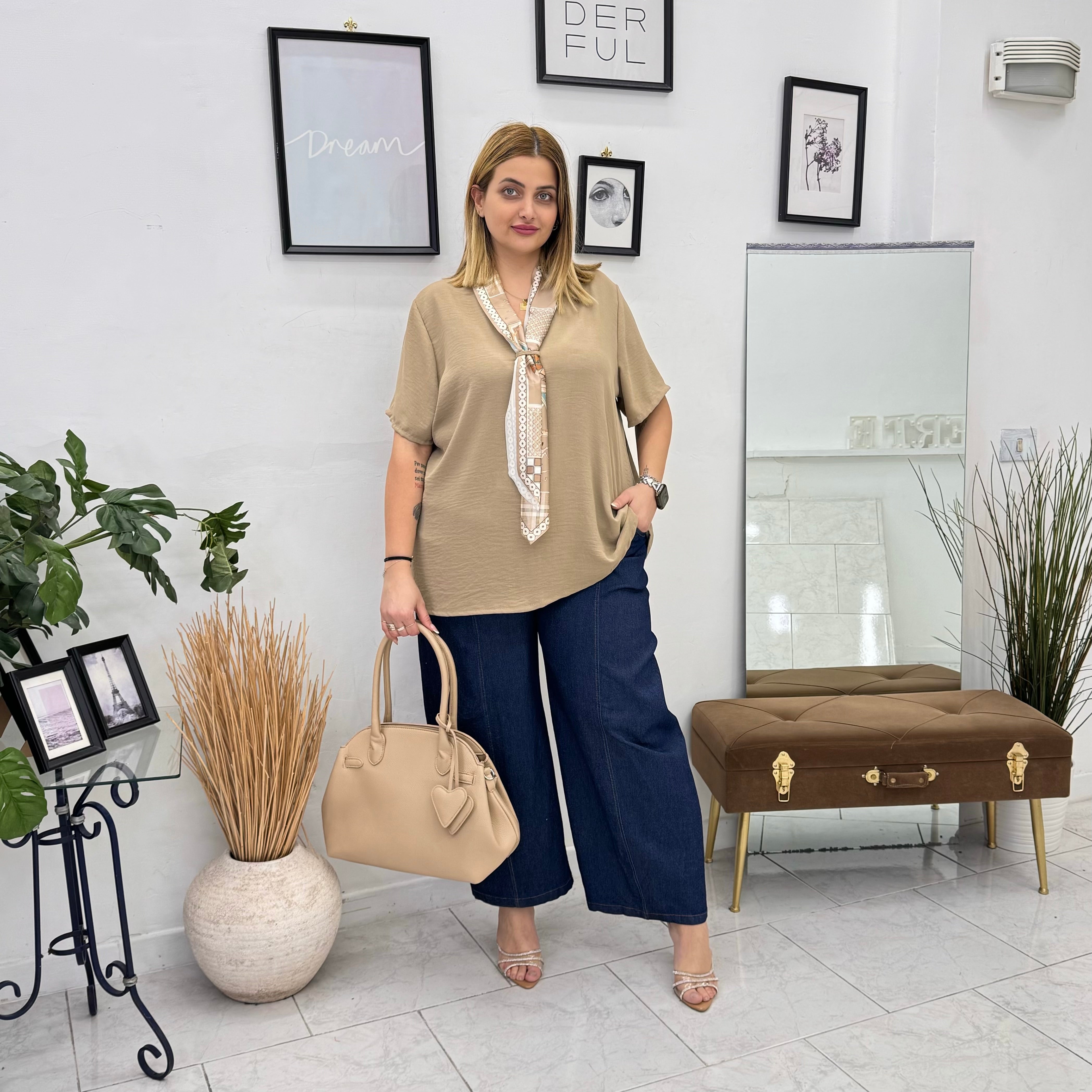 MAGLIA FOULARD CHIC