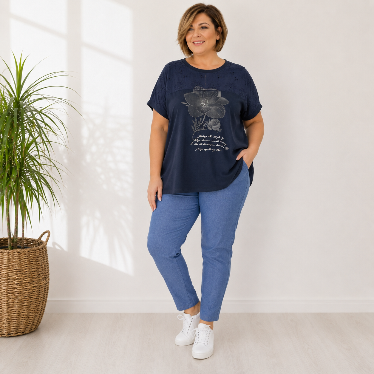 Shirt Daisy Ricamo art. 2909