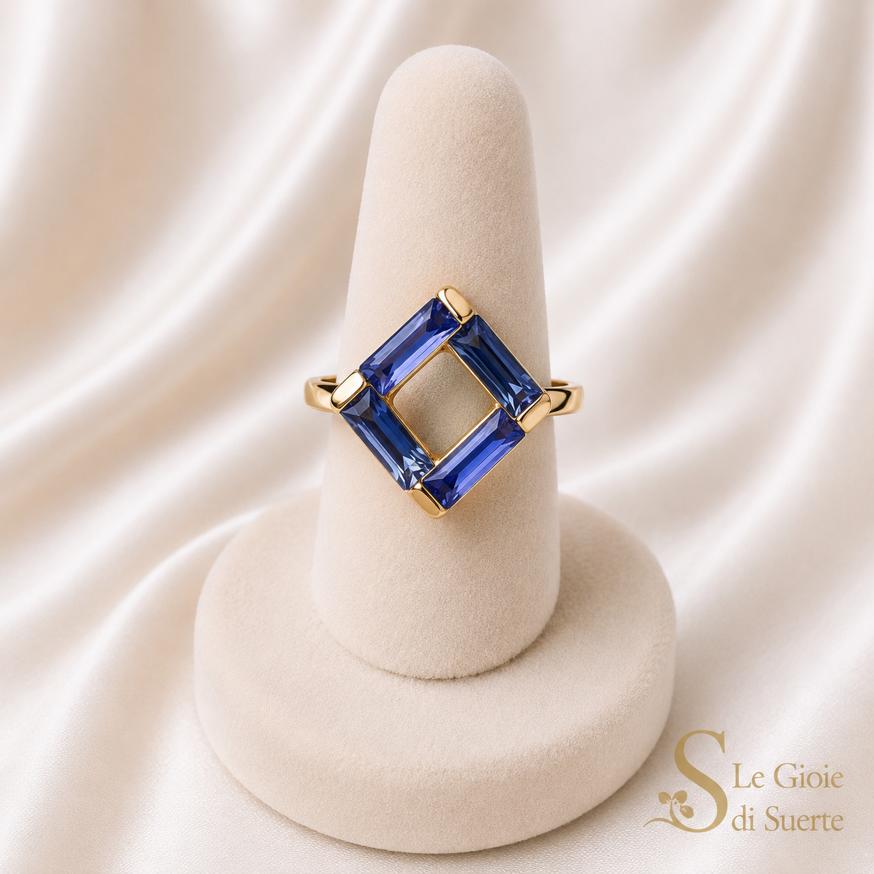 Anello Sapphire Rhombus