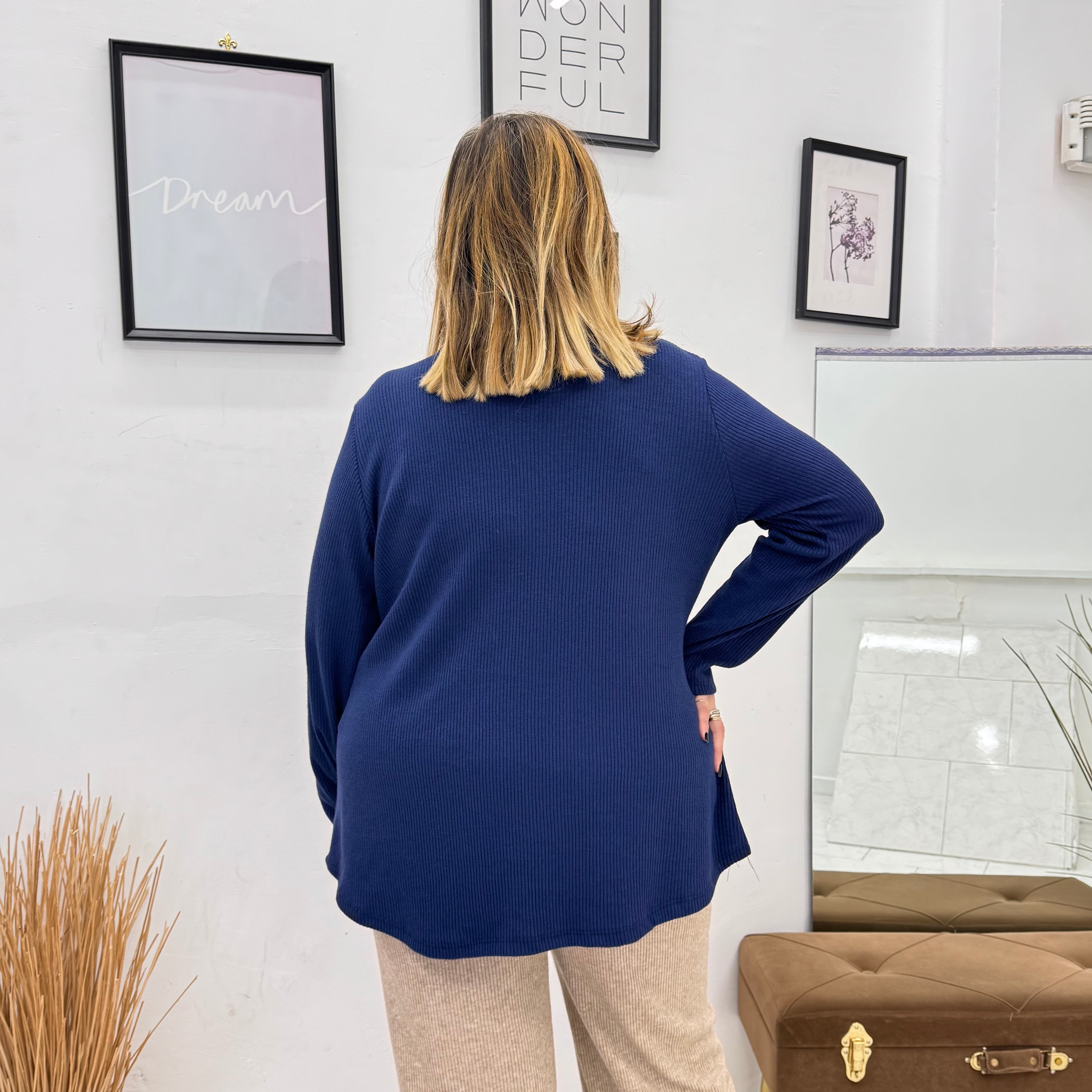 MAGLIA LIU CON SCIARPETTA