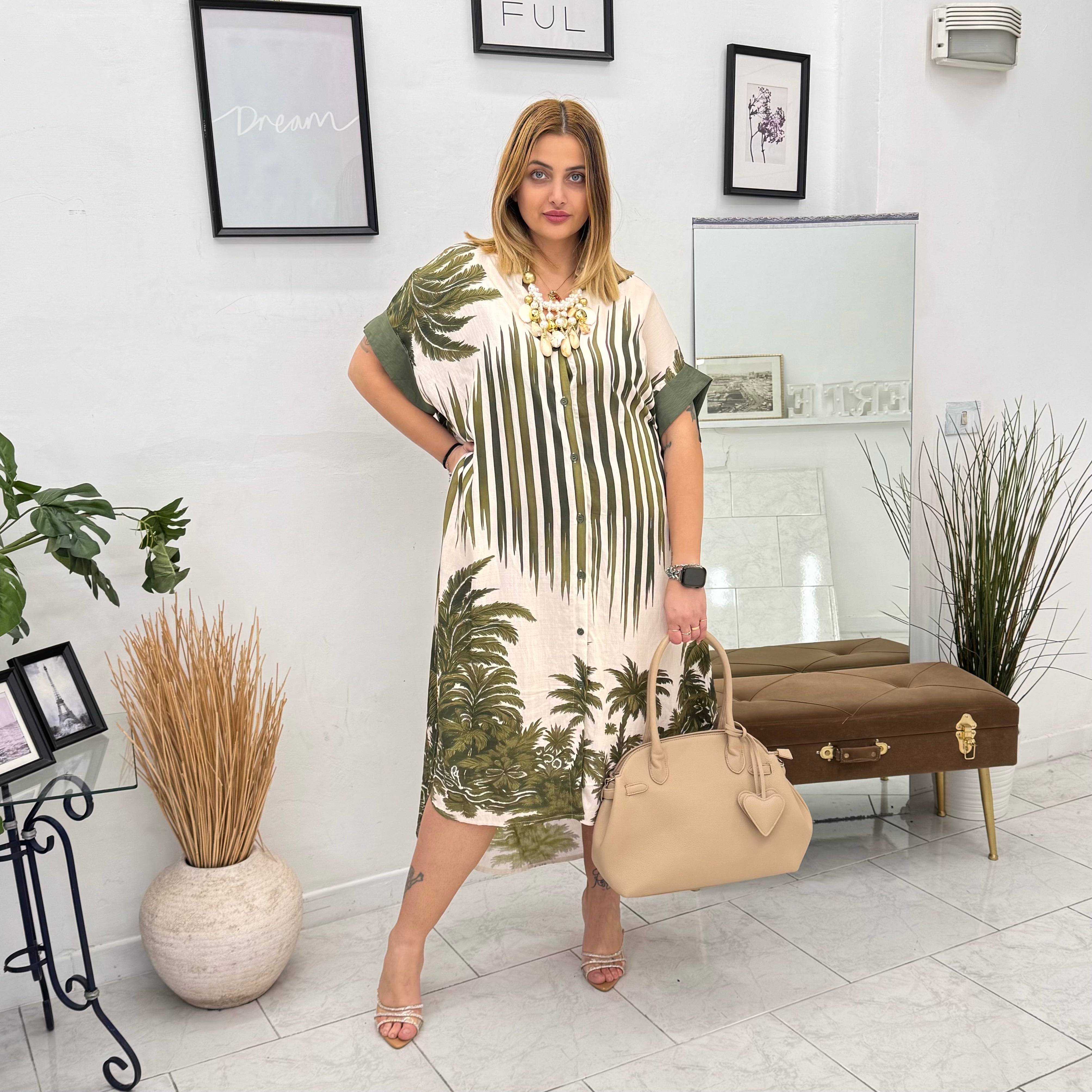 Abito Camicia Jungle